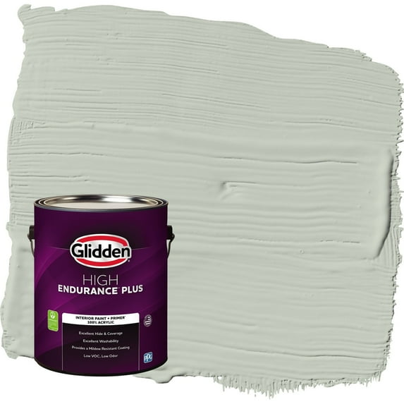 Glidden HEP Life Lesson / Green Semi-Gloss Interior Paint with Primer, 1 Gallon
