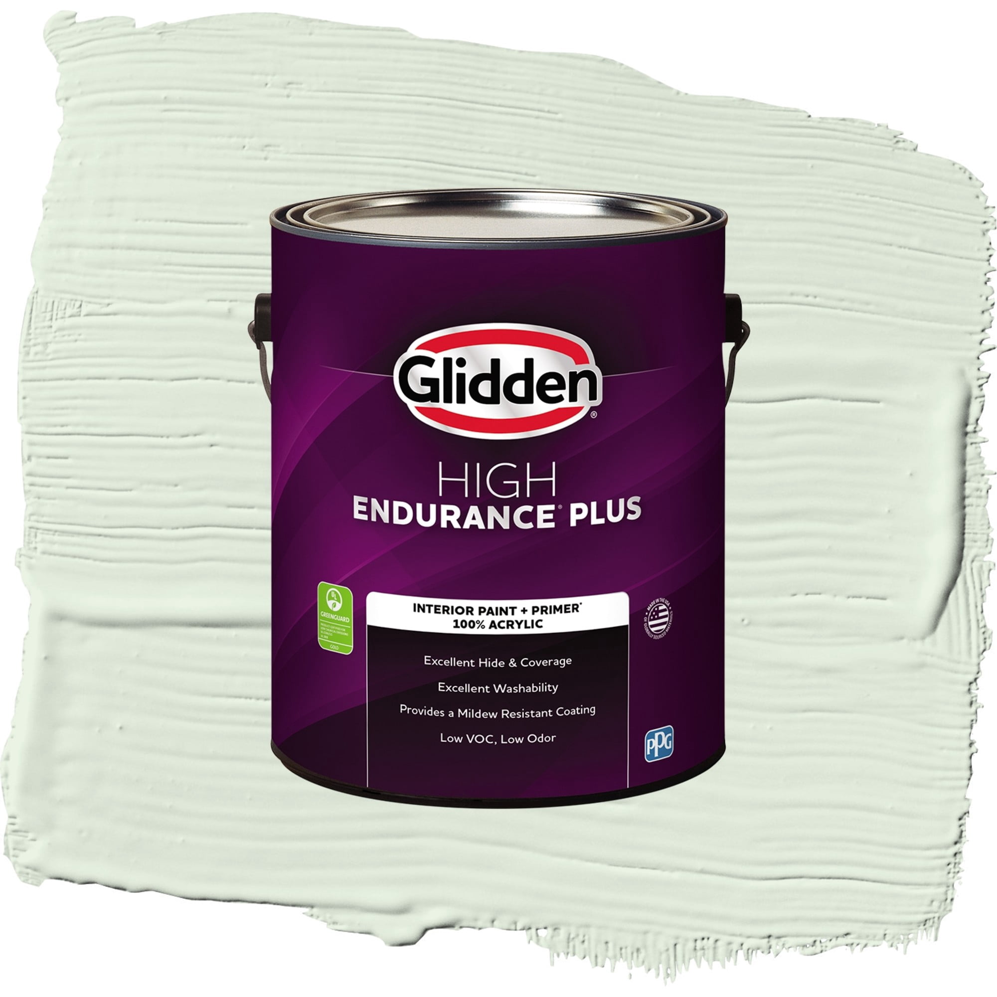 Glidden HEP Lime Daiquiri / Green, Semi-Gloss Interior Paint with Primer, 1 Gallon