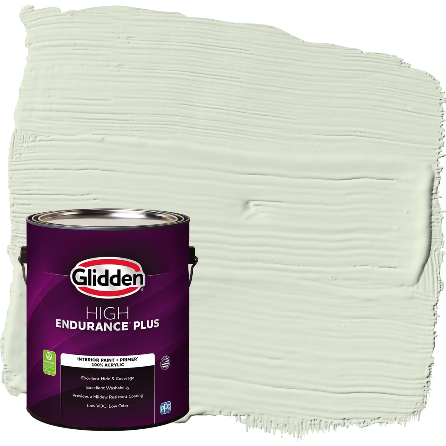 Soft Sage, Green & Sage, Paint and Primer, Glidden High Endurance Plus Interior Soft Sage, Green & Sage, Paint and Primer, Glidden High Endurance Plus Interior