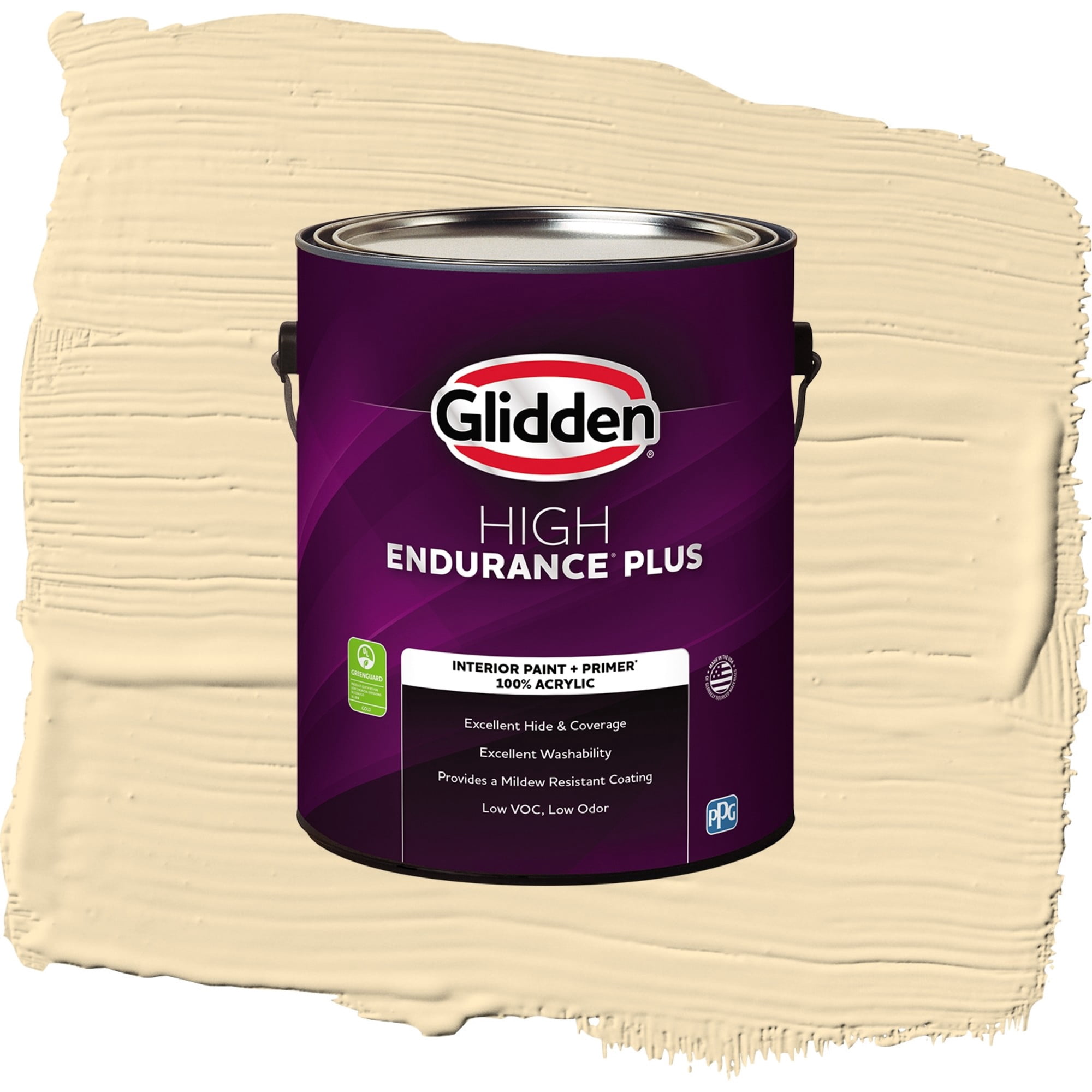 Glidden High Endurance Plus Limitless Flat Interior Paint and Primer, 1 Gallon