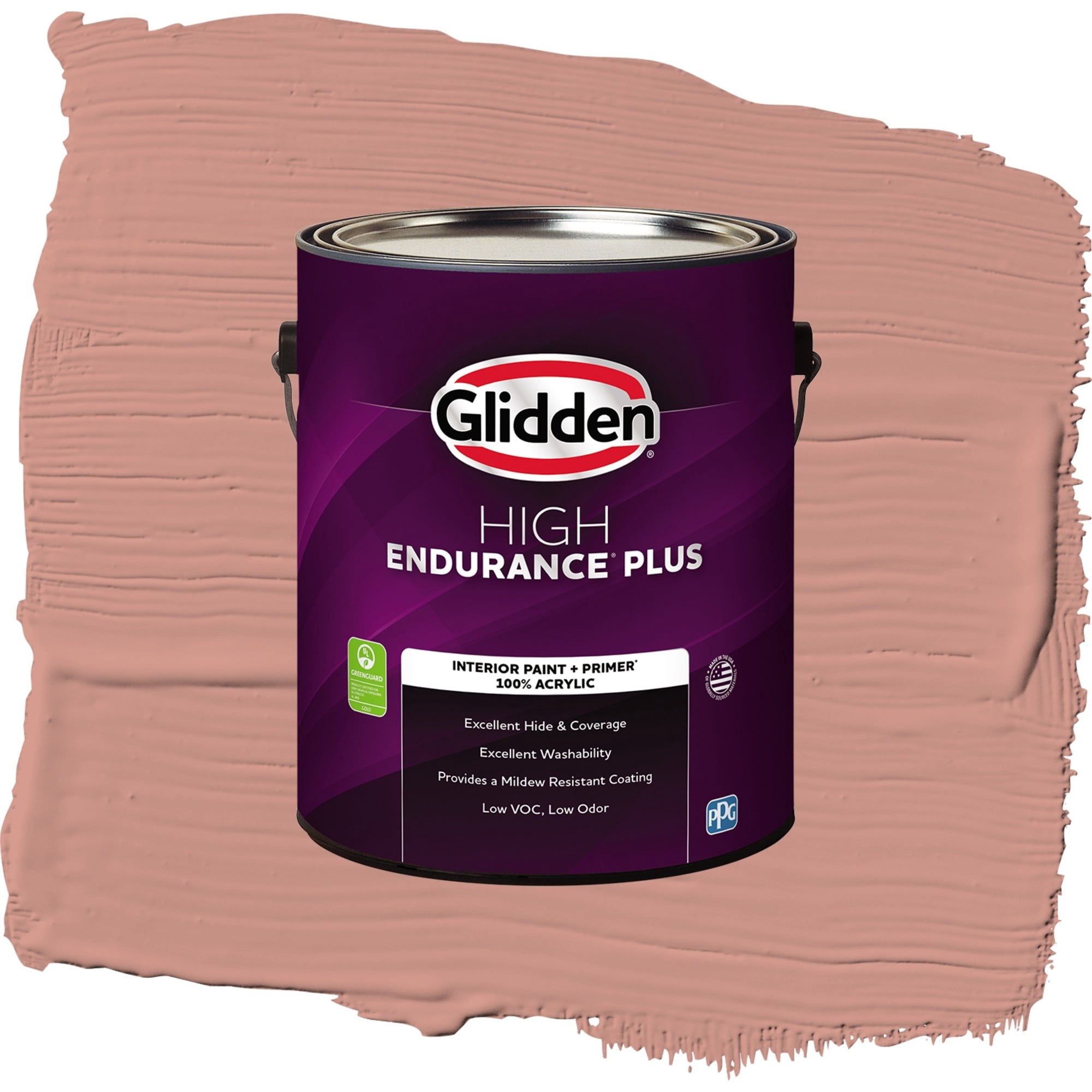 Glidden HEP Long Weekend / Orange, Eggshell Interior Paint with Primer, 1 Gallon