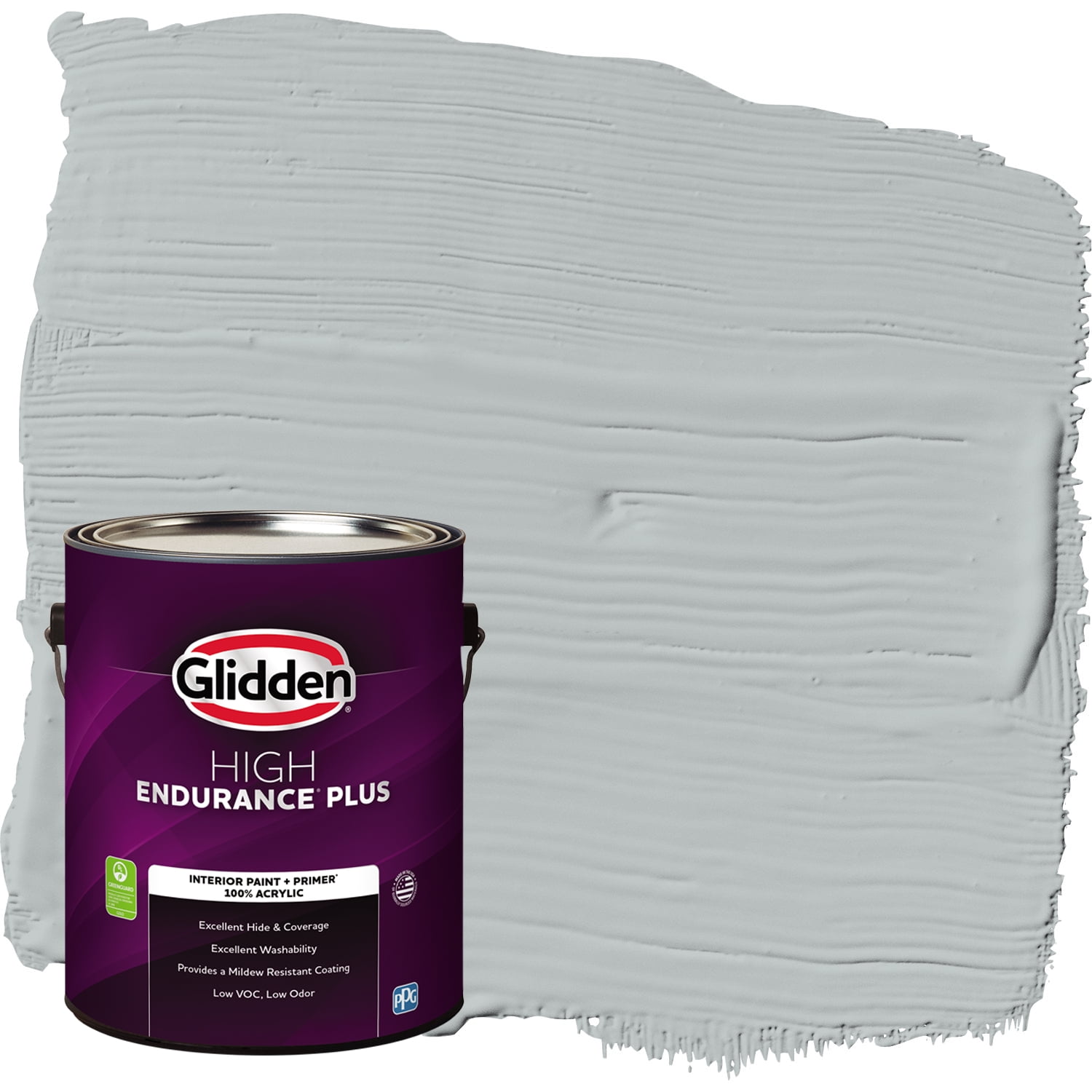 Glidden HEP Interior Paint + Primer Maiden Mist / Blue, SemiGloss, 1