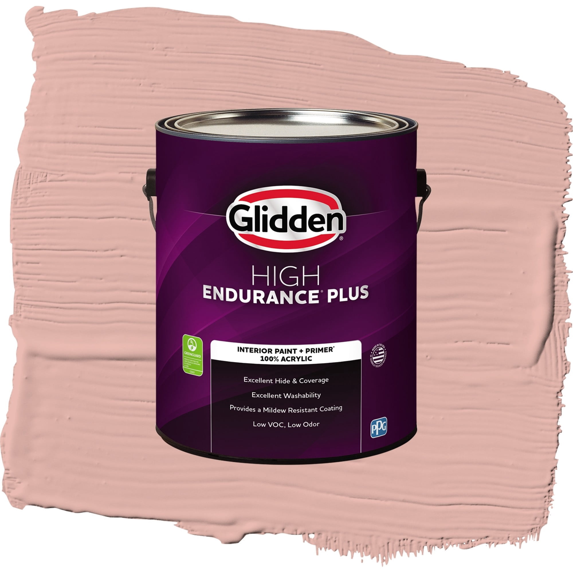 Glidden HEP Mesa Pink / Orange, Semi-Gloss Interior Paint with Primer, 1 Gallon