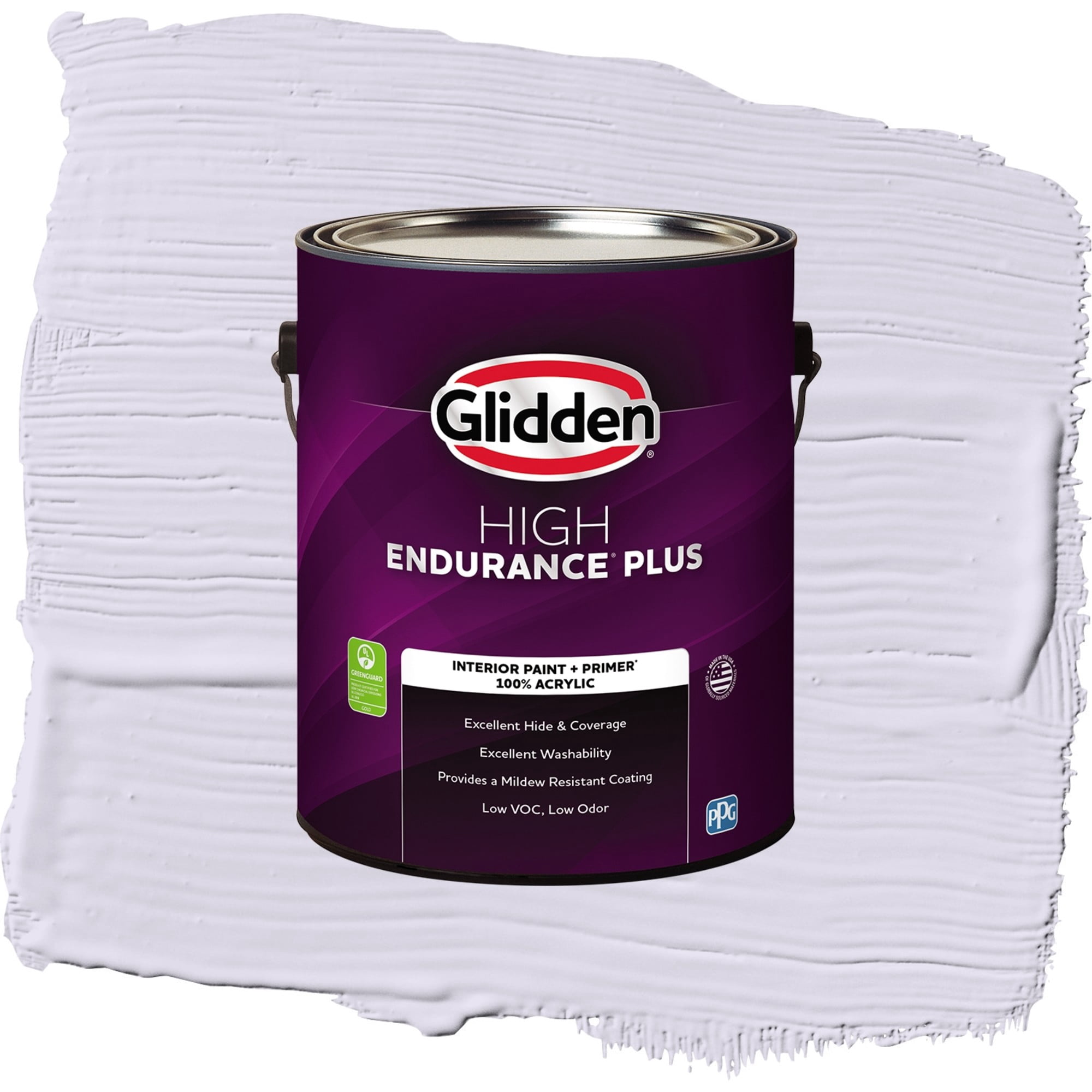 Glidden HEP Misty Violet / Purple, Semi-Gloss Interior Paint with Primer, 1 Gallon