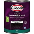 Glidden HEP Interior Paint & Primer Namaste / Green, Flat, 1 Quart