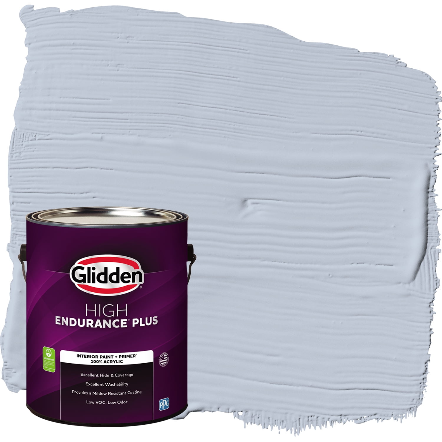 Glidden HEP Interior Paint + Primer Northern Exposure / Blue, Flat, 1