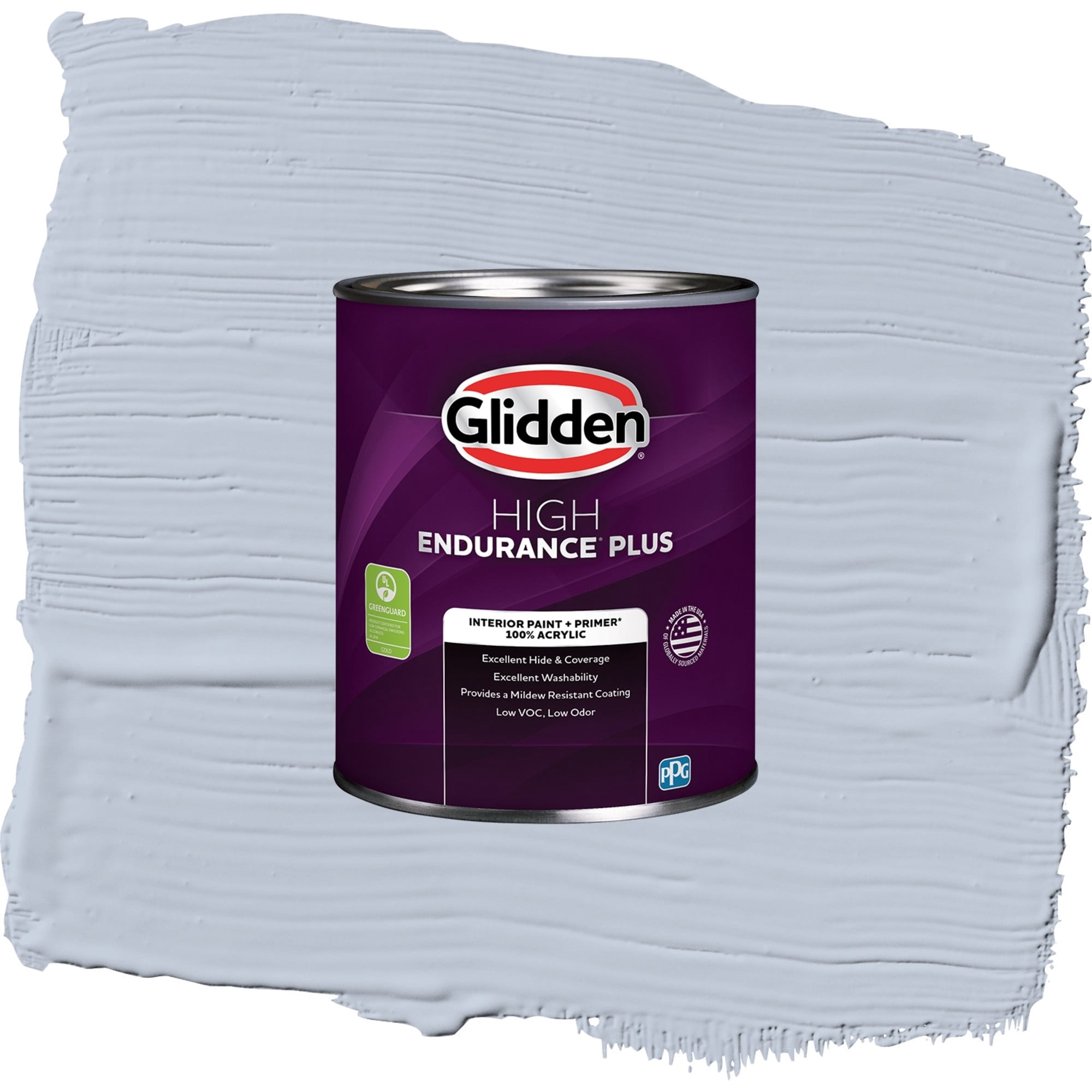 Glidden High Endurance Plus Northern Exposure Flat Interior Paint and Primer, 1 Quart