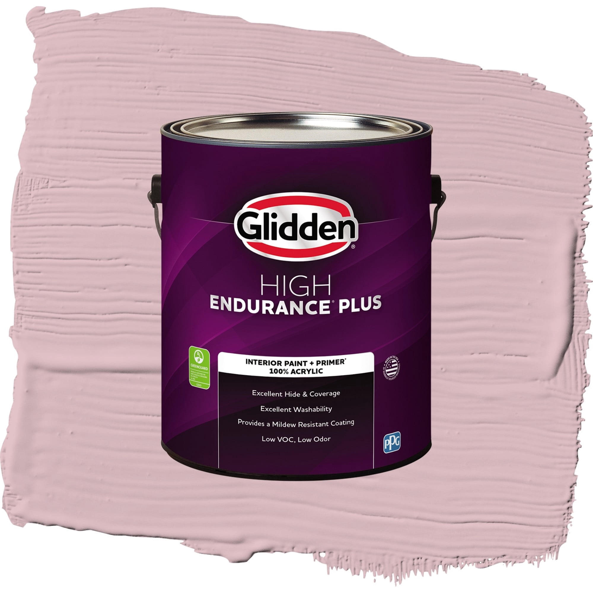 Glidden HEP Nostalgia / Purple, Semi-Gloss Interior Paint with Primer, 1 Gallon