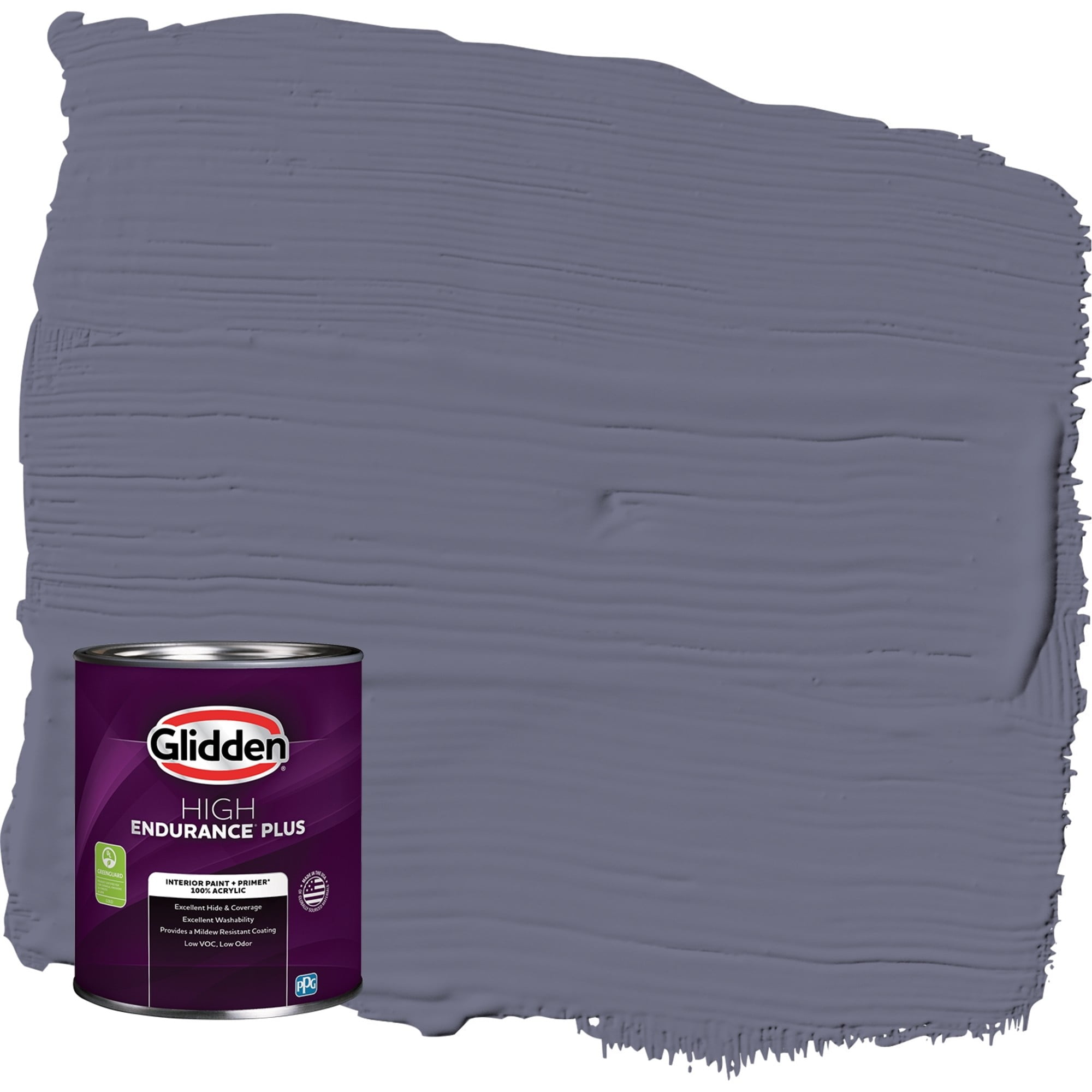 Glidden HEP Old Mill Blue / Purple Eggshell Interior Paint with Primer ...