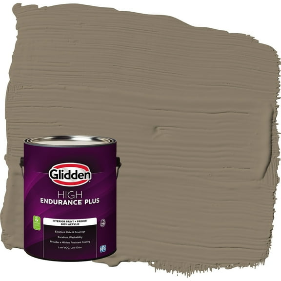 Glidden HEP Patches / Gray, Eggshell Interior Paint with Primer, 1 Gallon