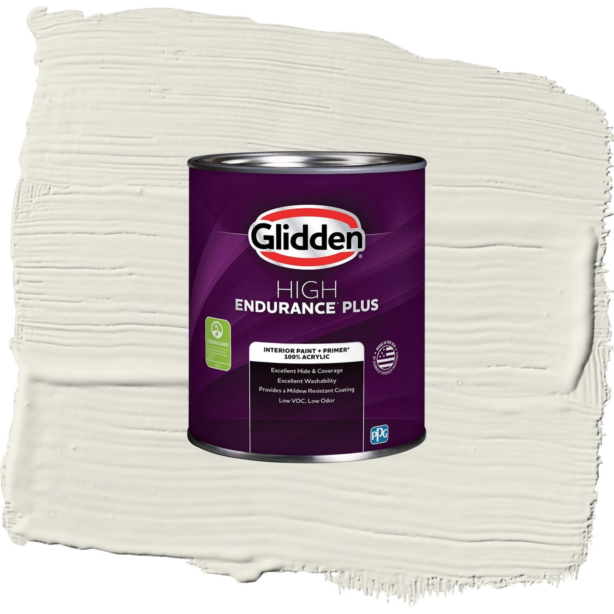 Glidden HEP Rain Cloud / Green, Semi-Gloss Interior Paint with Primer, 1 Quart