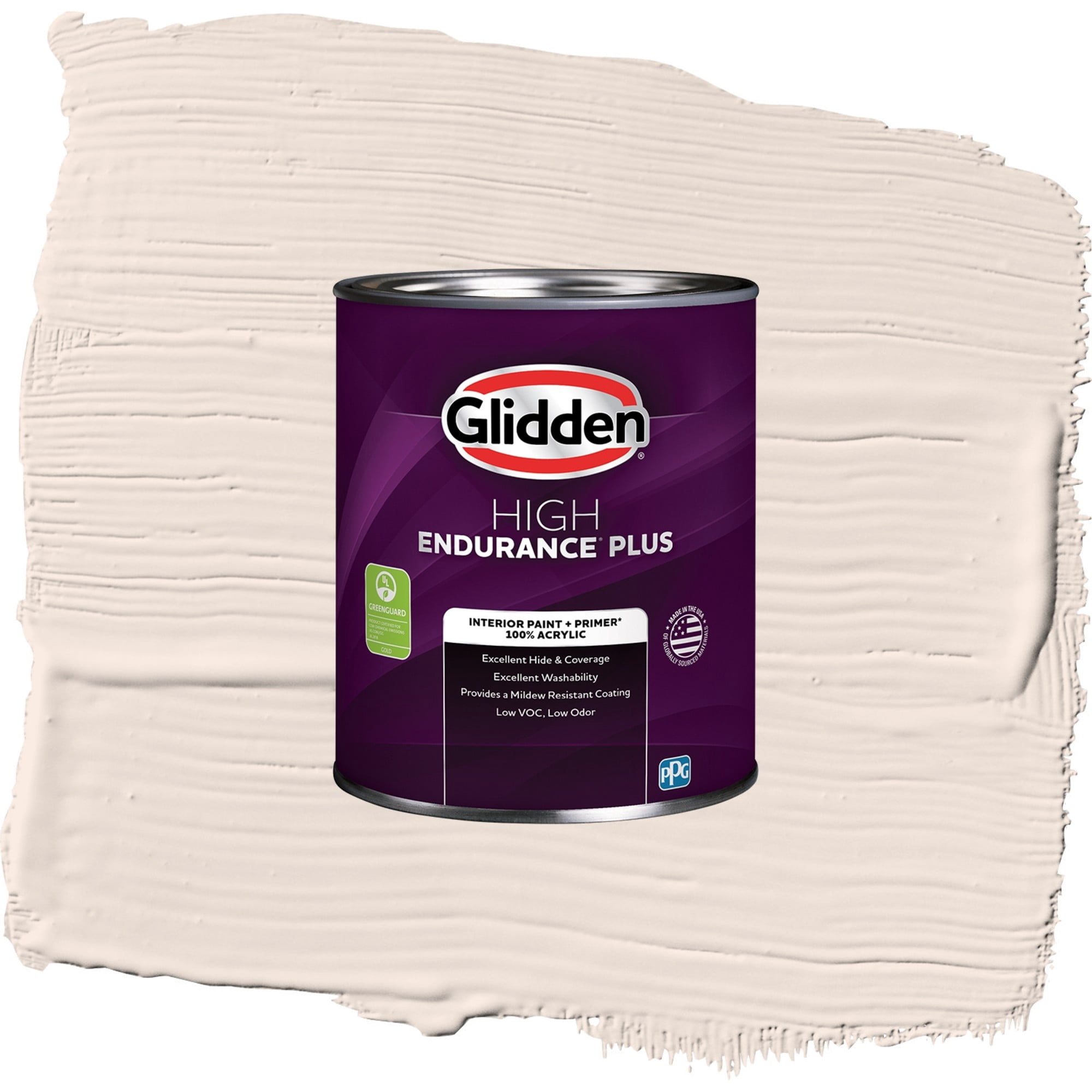 Glidden HEP Sablewood / Orange, Eggshell Interior Paint with Primer, 1 Quart