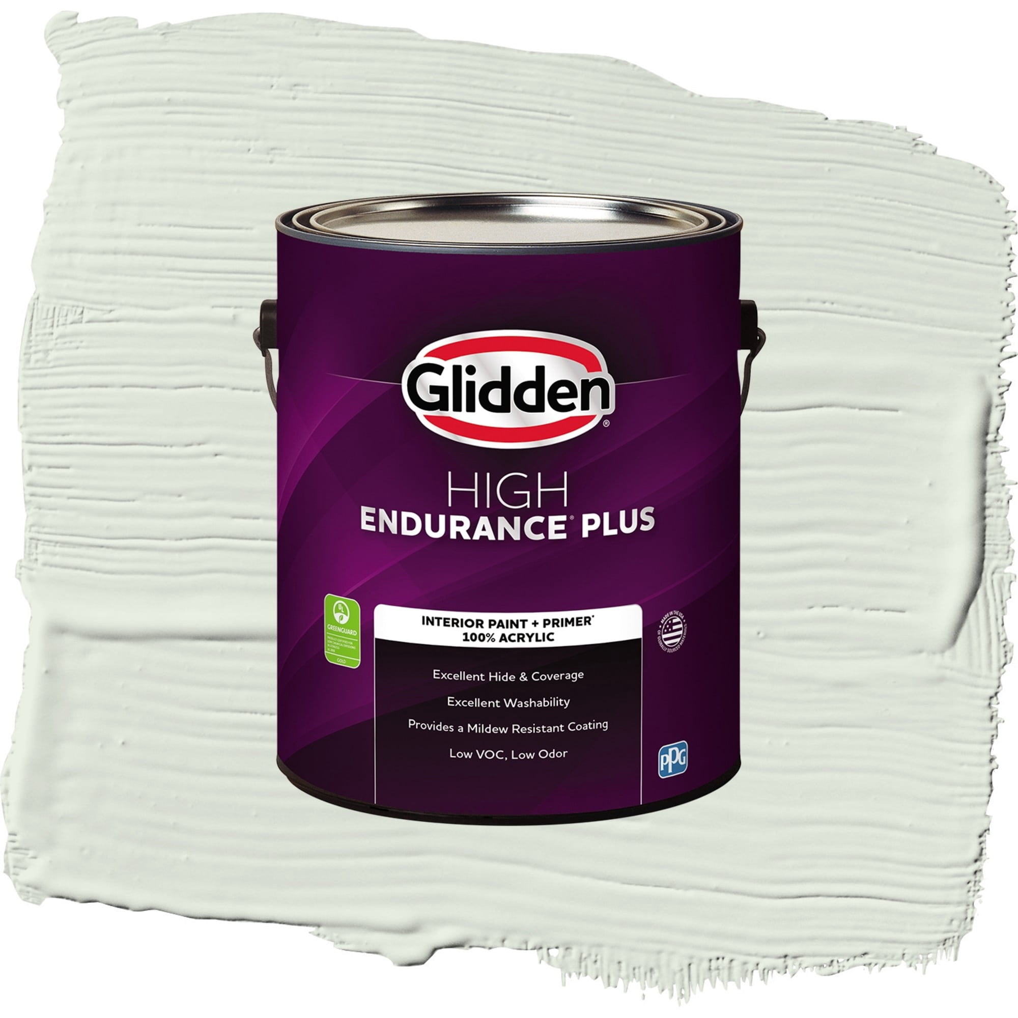 Glidden High Endurance Plus Salty Breeze Eggshell Interior Paint and Primer, 1 Gallon