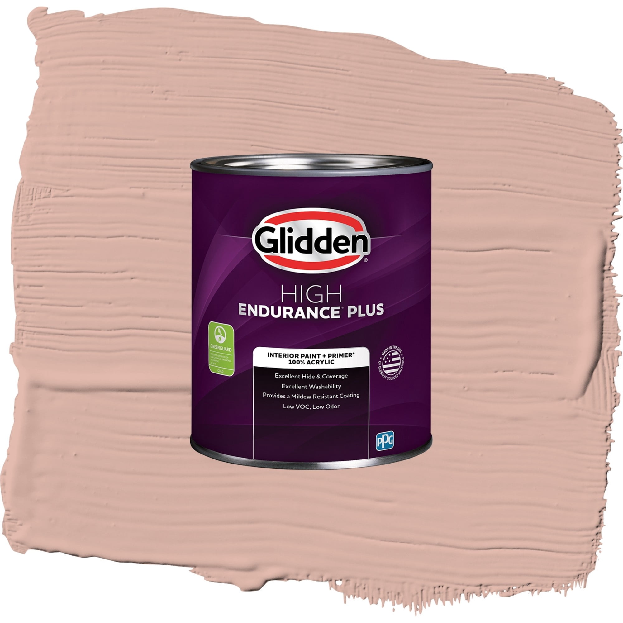 Glidden High Endurance Plus Sandpaper Semi Gloss Interior Paint and Primer, 1 Quart