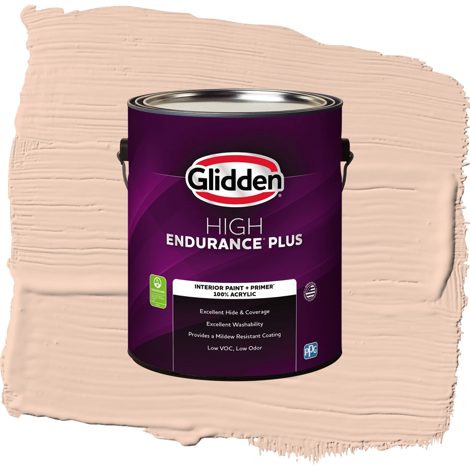 Glidden HEP Scotchtone / Orange, Flat Interior Paint with Primer, 1 Gallon