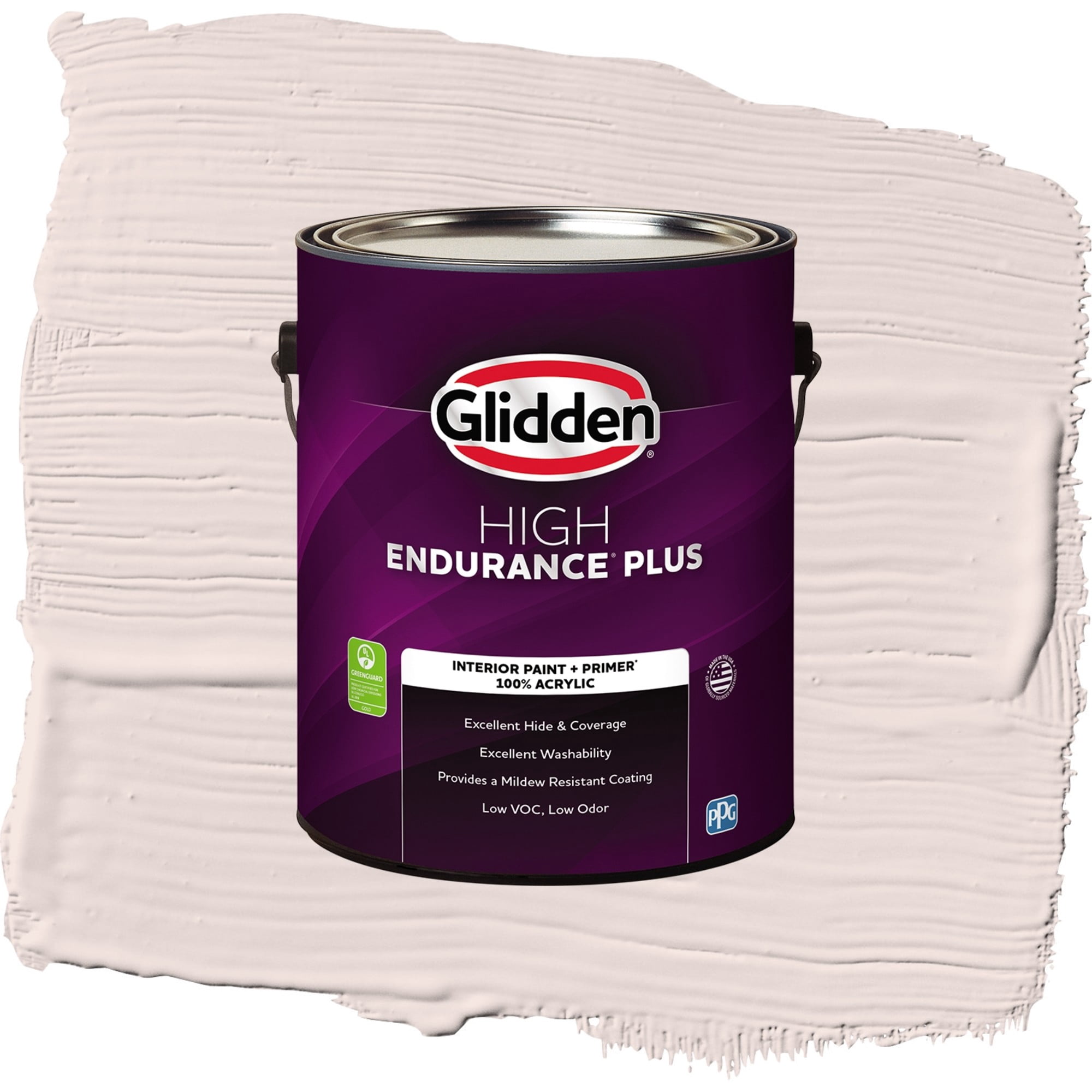 Glidden HEP Sea Anemone / Pink, Flat Interior Paint with Primer, 1 Gallon