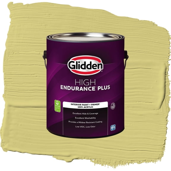 Glidden HEP Serene Scene / Green, Semi-Gloss Interior Paint with Primer, 1 Gallon