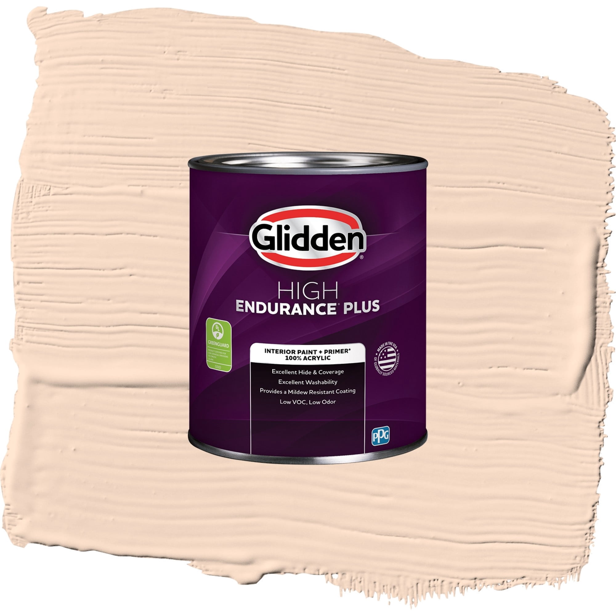 Glidden HEP Sourpatch Peach / Orange, Eggshell Interior Paint with Primer, 1 Quart