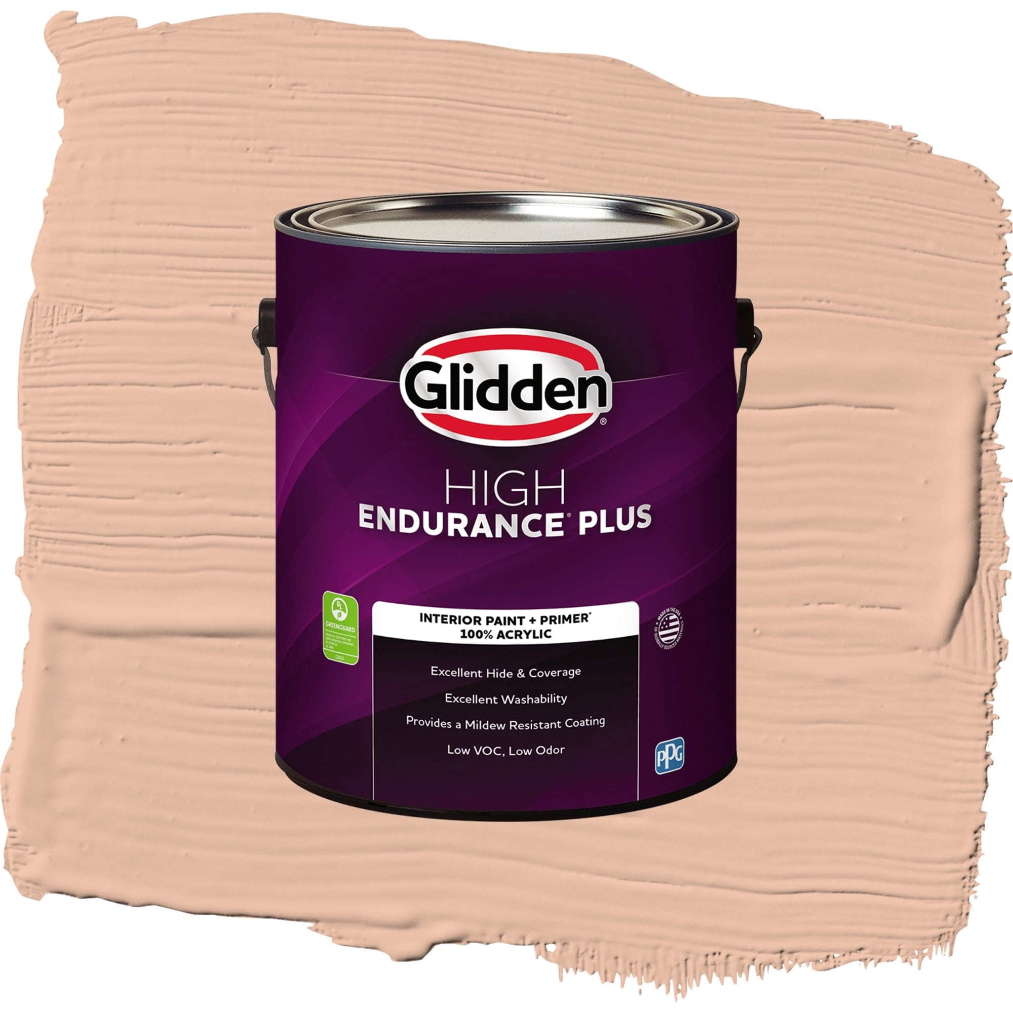 Glidden High Endurance Plus Starfish Semi Gloss Interior Paint and Primer, 1 Gallon