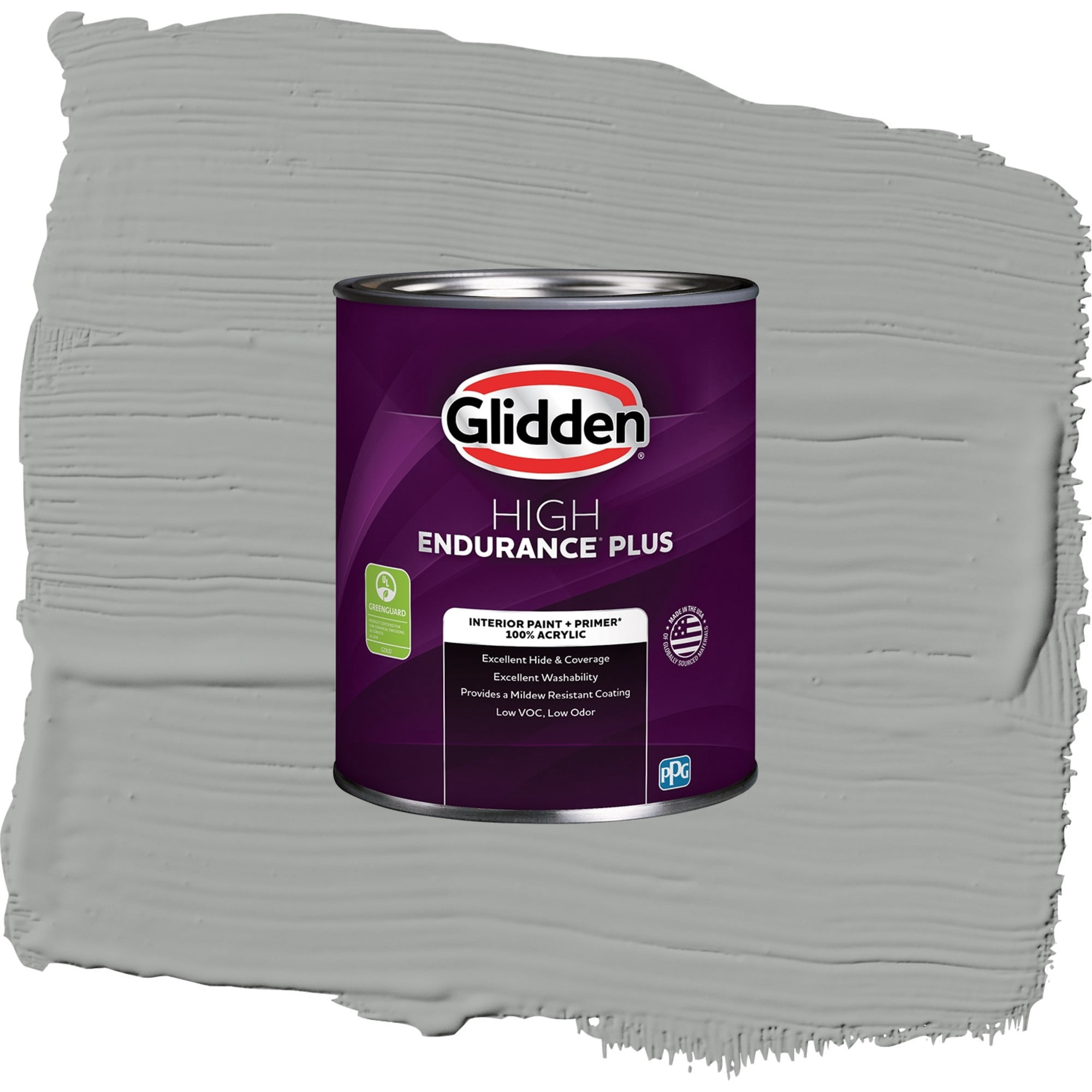 Glidden High Endurance Plus Stepping Stone Eggshell Interior Paint and Primer, 1 Quart