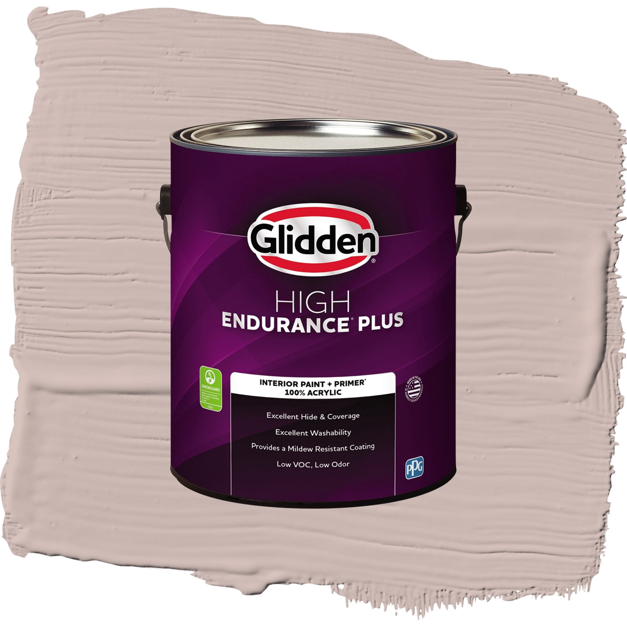 Glidden HEP Subdued / Beige, Eggshell Interior Paint with Primer, 1 Gallon