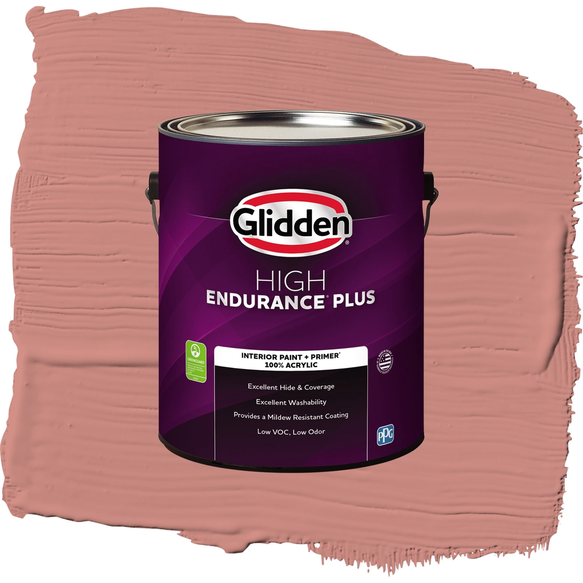 Glidden HEP Sunstone / Orange, Eggshell Interior Paint with Primer, 1 Gallon