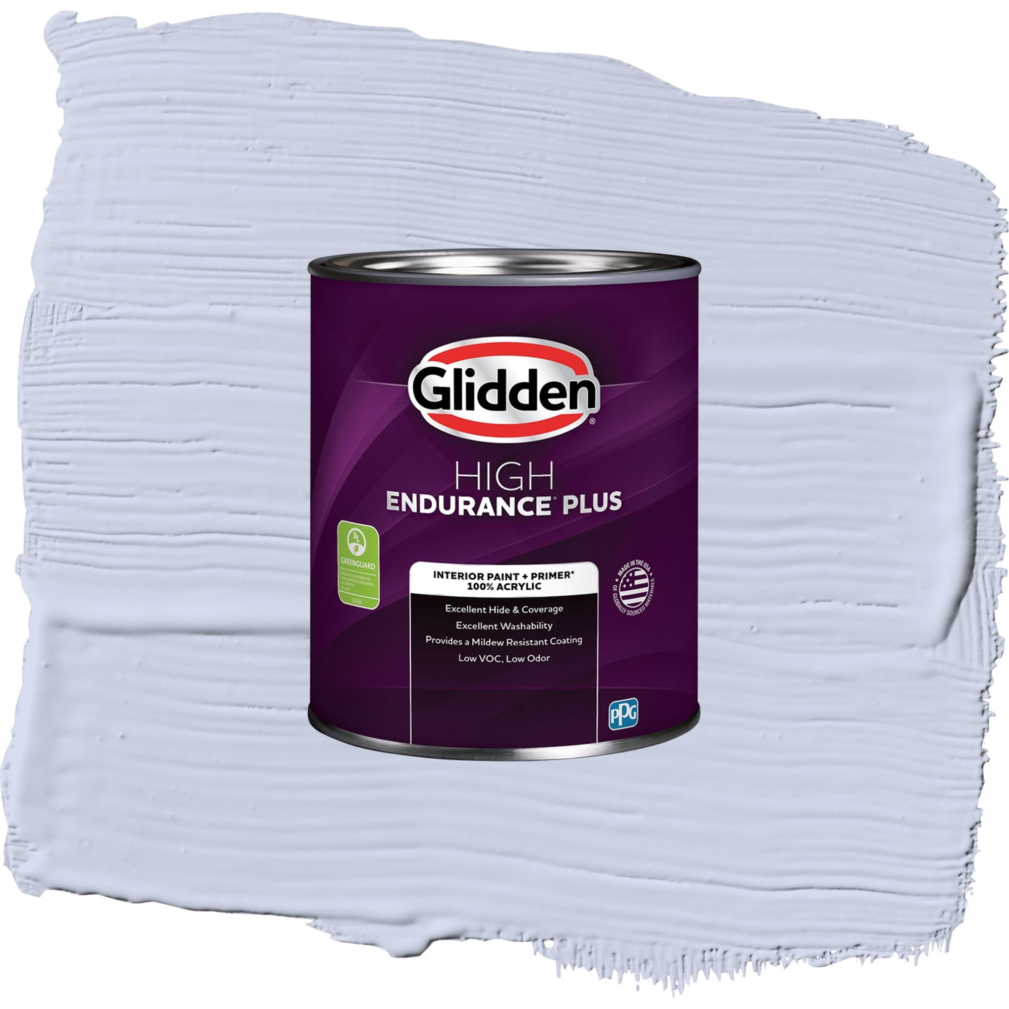 Glidden HEP Sweet Emily / Purple, Eggshell Interior Paint with Primer, 1 Quart