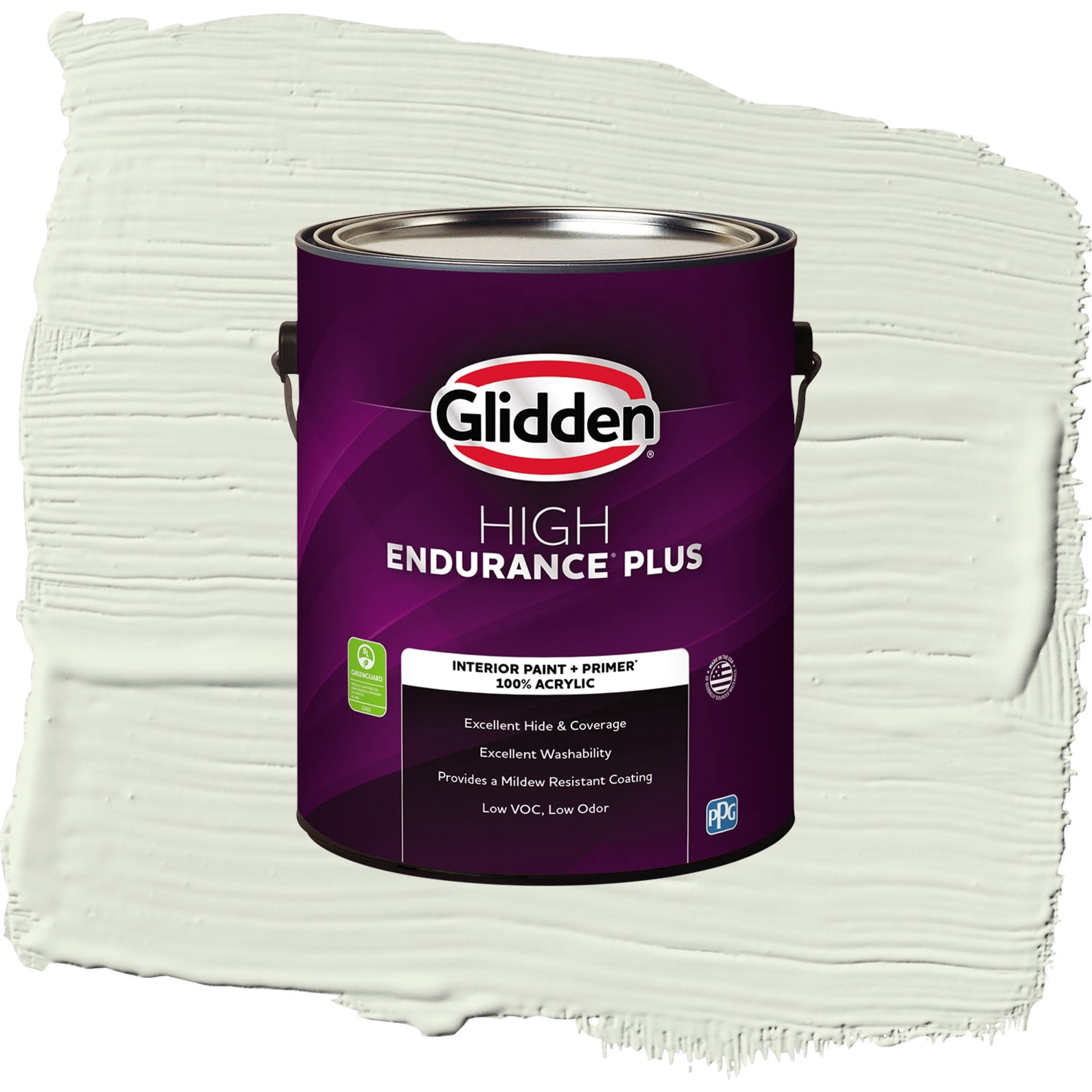 Glidden HEP Touch of Lime / Green, Semi-Gloss Interior Paint with Primer, 1 Gallon
