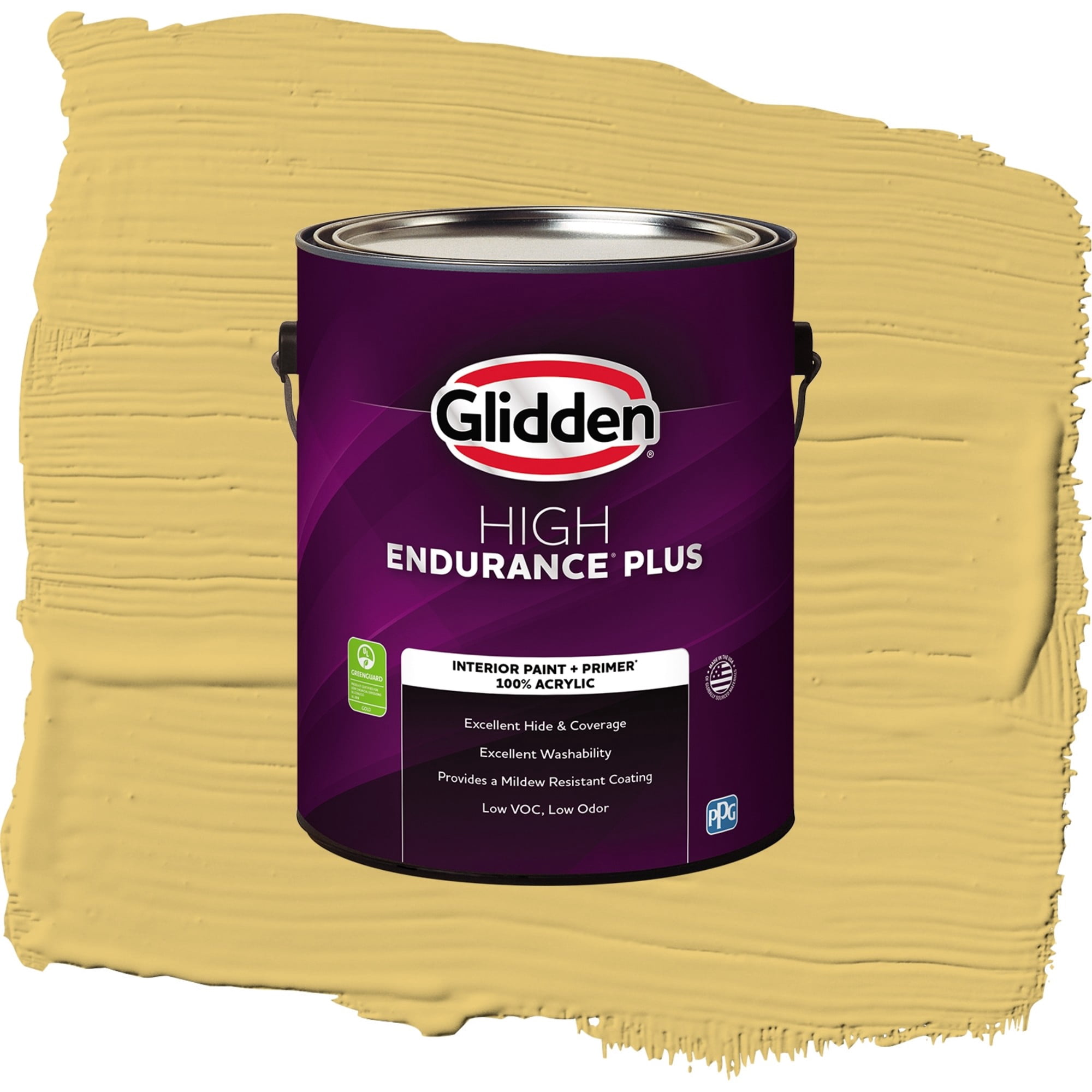 Glidden High Endurance Plus Tropical Siesta Eggshell Interior Paint and Primer, 1 Gallon