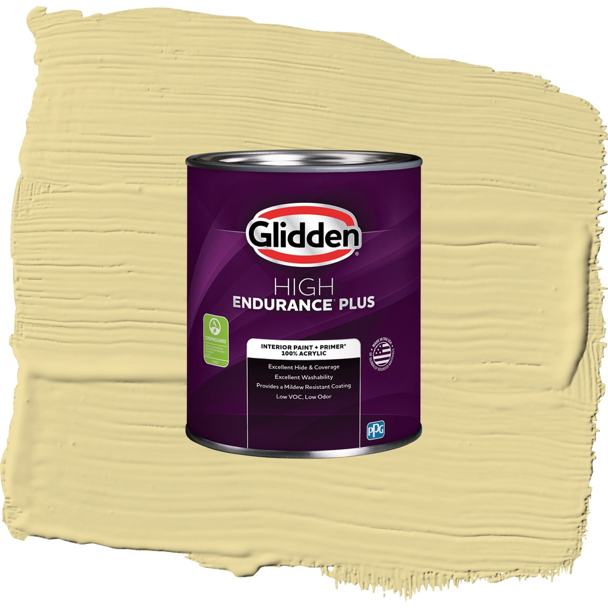 Glidden HEP Twinkle Toes / Green, Semi-Gloss Interior Paint with Primer, 1 Quart