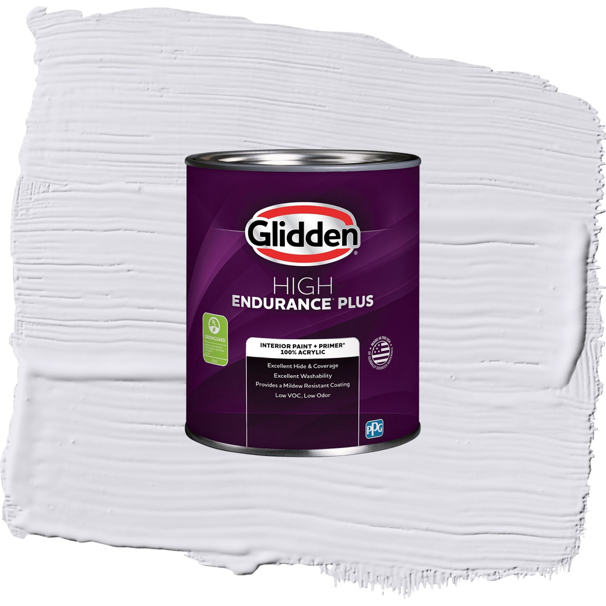 Glidden HEP Violet Echo / Purple, Eggshell Interior Paint with Primer, 1 Quart