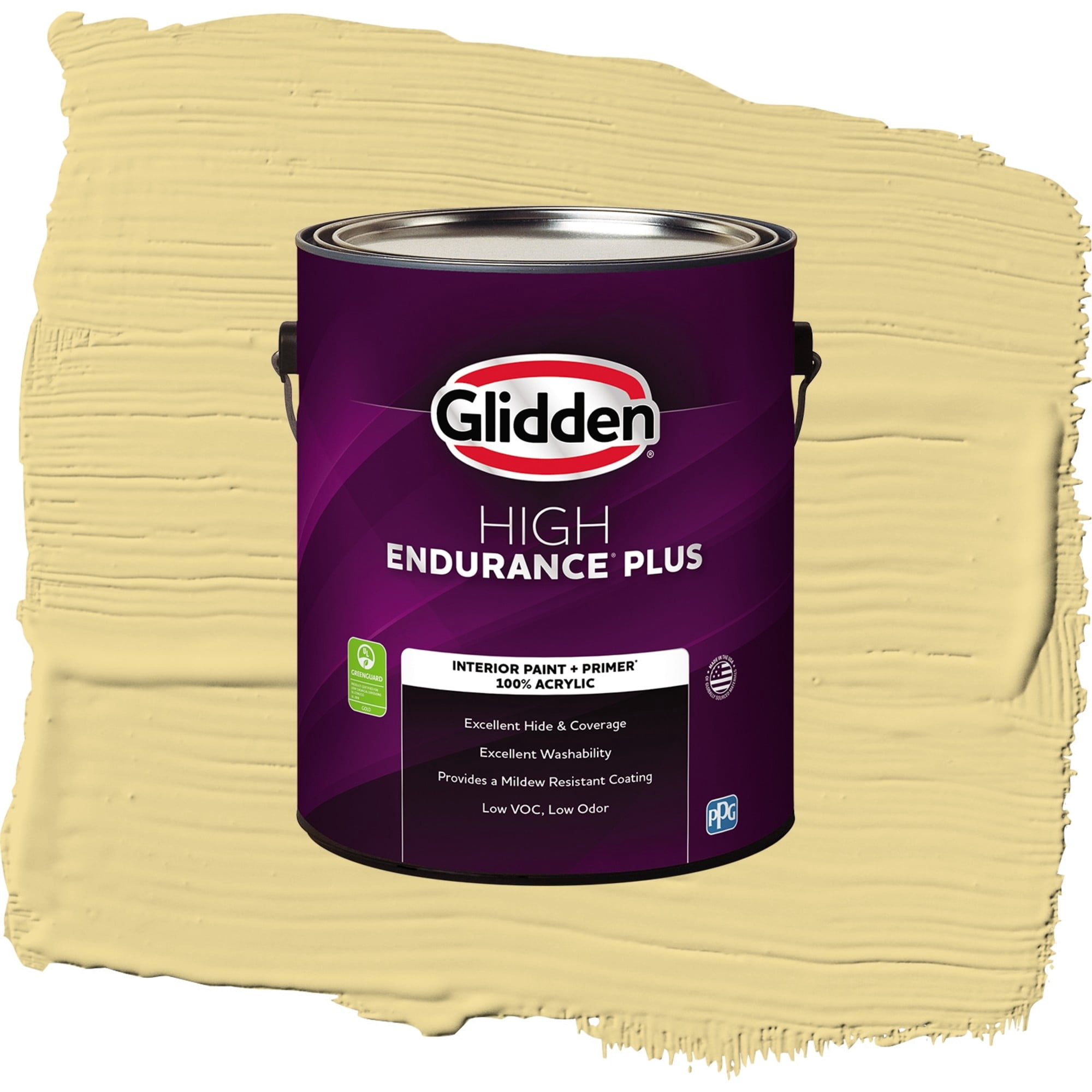 Glidden High Endurance Plus Wayward Wind Eggshell Interior Paint and Primer, 1 Gallon