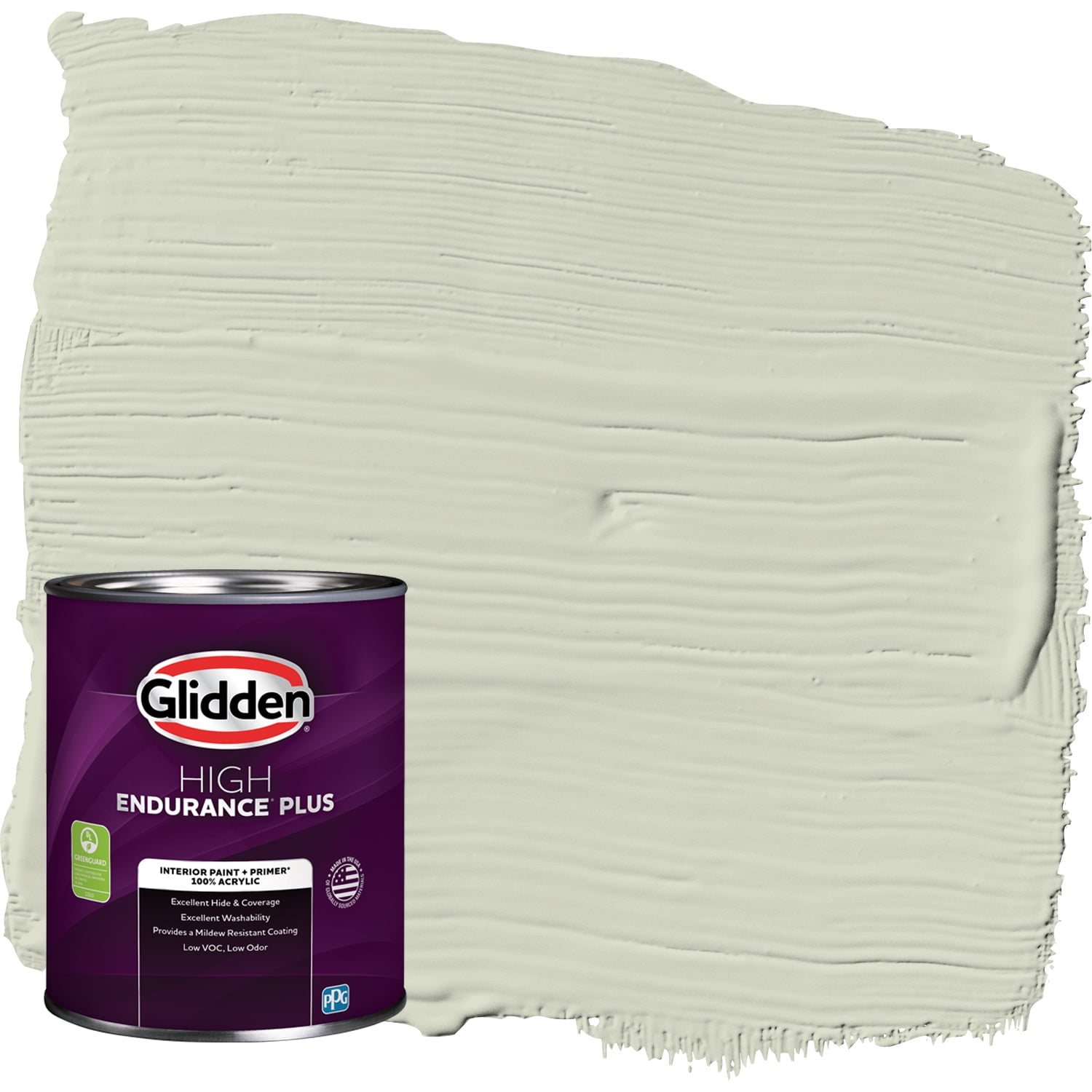 Glidden HEP Interior Paint + Primer White Sage / Green, Eggshell, 1