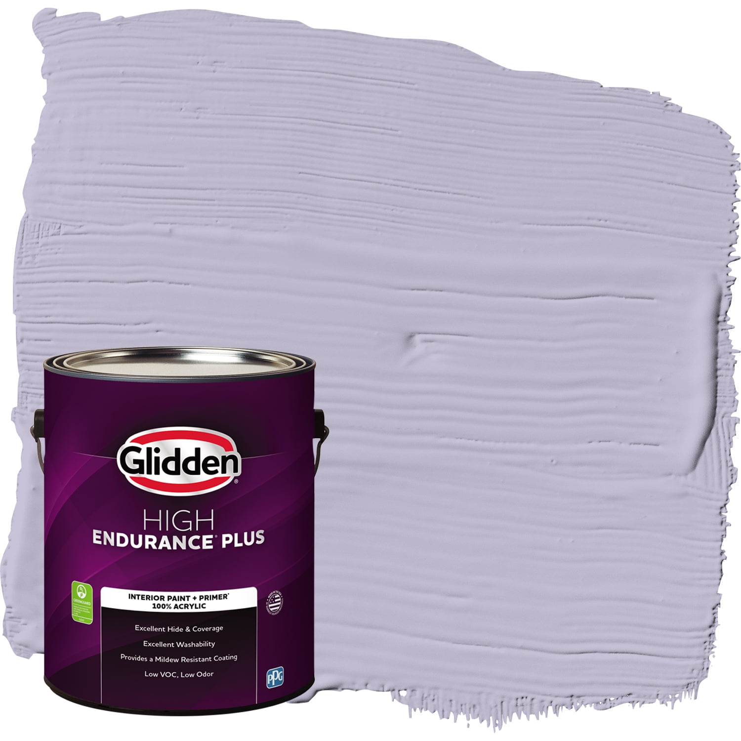 Glidden HEP Interior Paint + Primer Wild Lilac / Purple, SemiGloss, 1