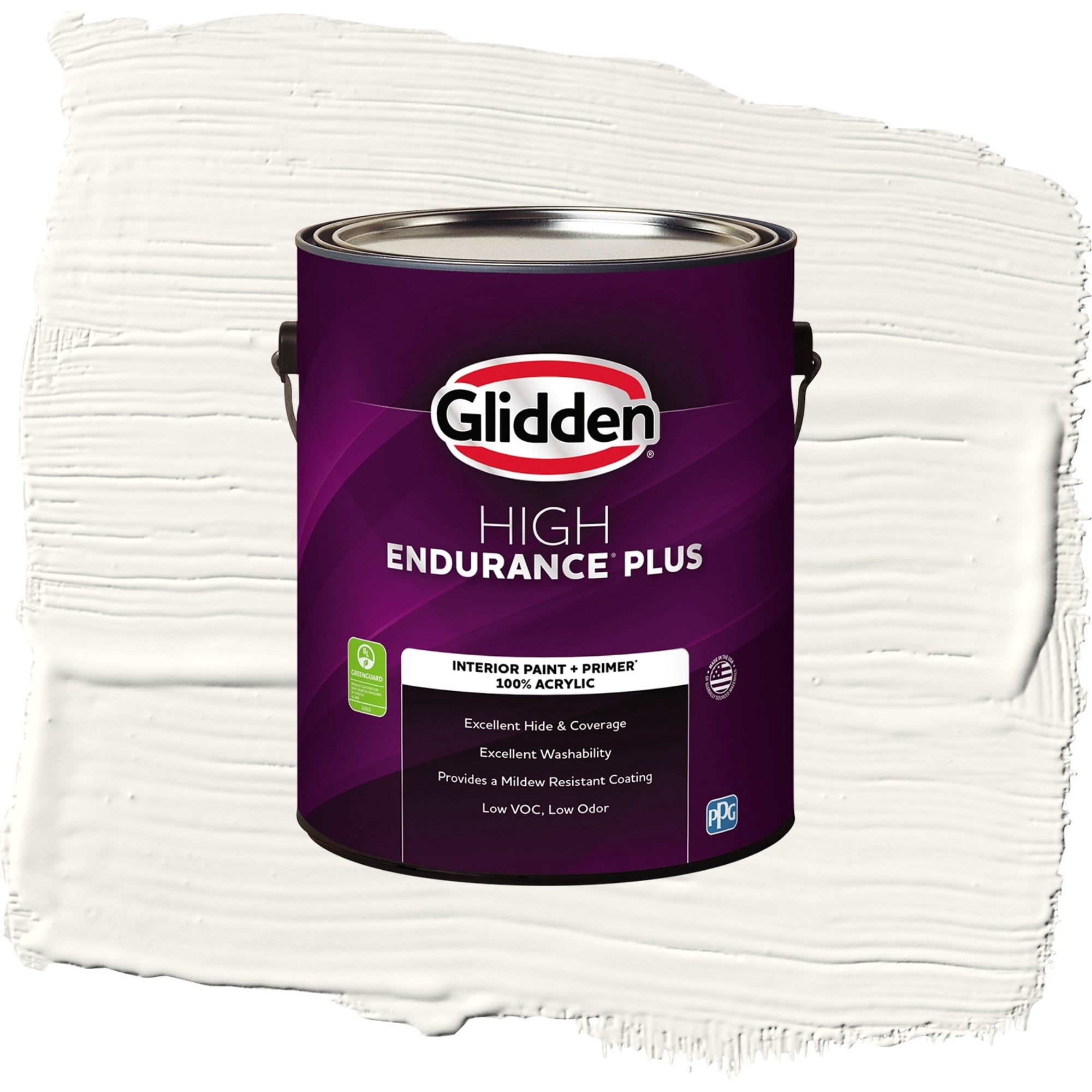 Glidden HEP Cotton Tail / Gray, Eggshell Interior Paint with Primer, 1 Gallon