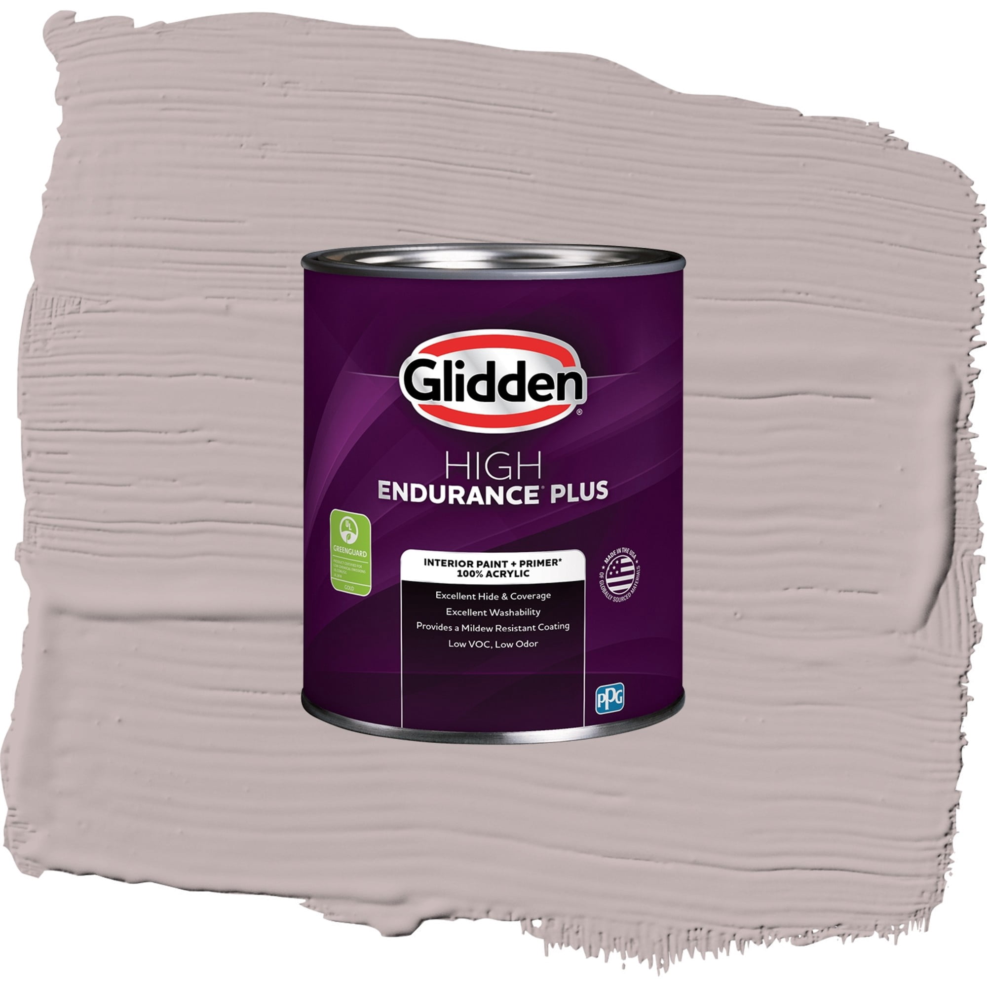 Glidden High Endurance Plus Jack Rabbit Flat Interior Paint and Primer, 1 Quart