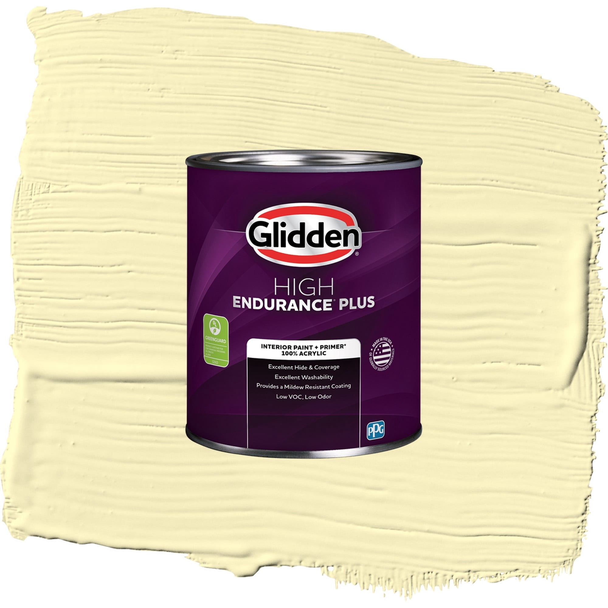 Glidden High Endurance Plus Joyful Flat Interior Paint and Primer, 1 Quart