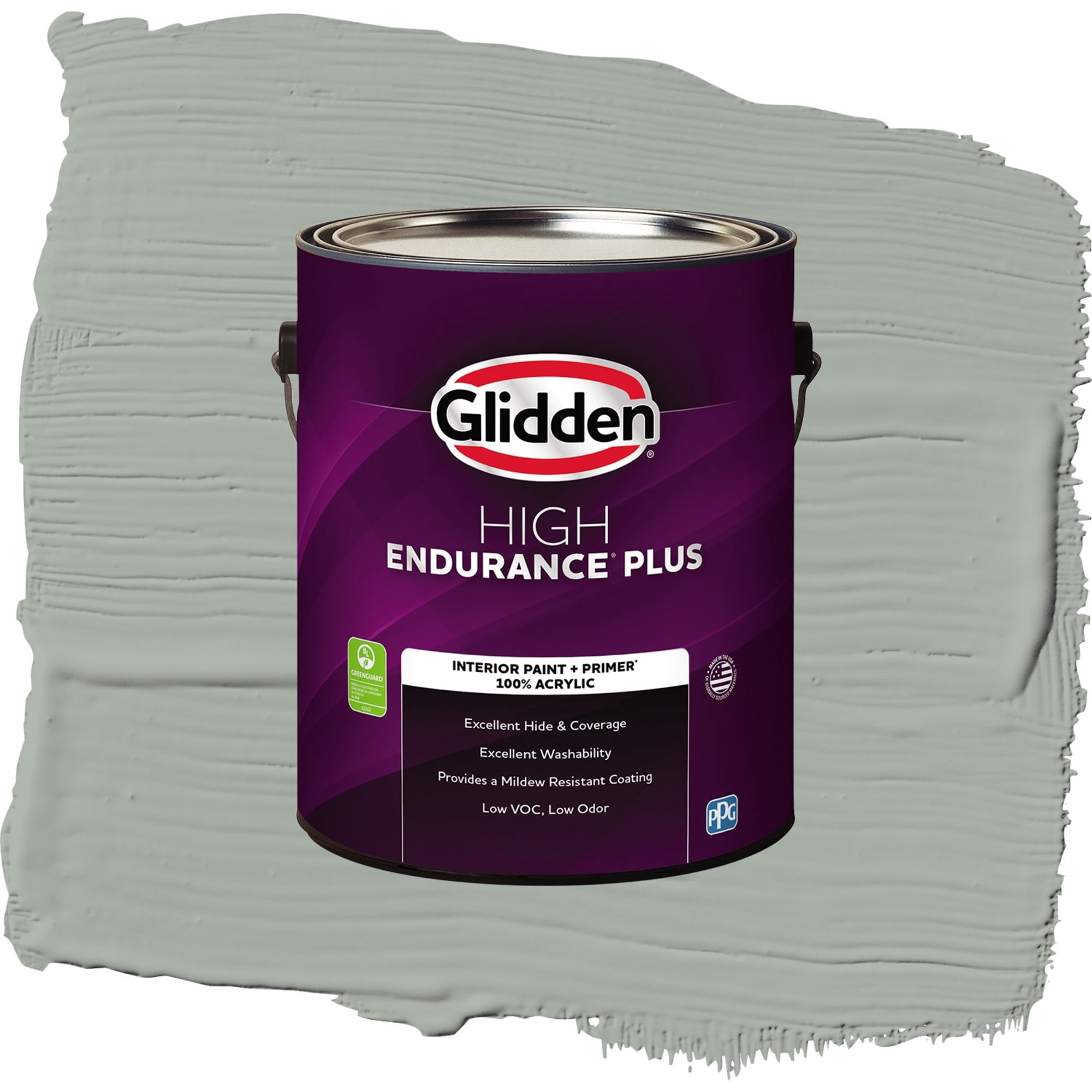 Glidden High Endurance Plus Light Drizzle Eggshell Interior Paint and Primer, 1 Gallon