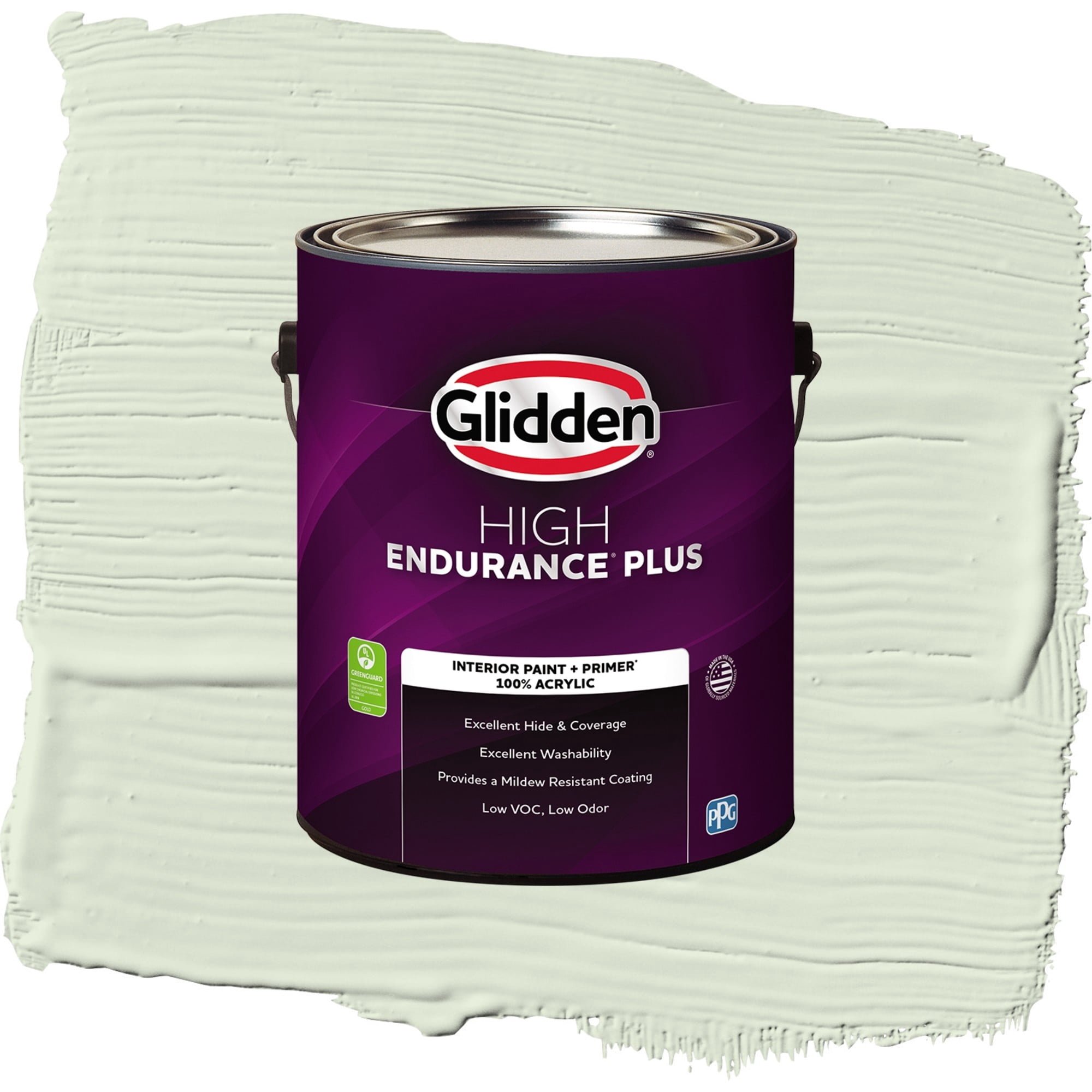 Glidden HEP Lime Spritz / Green, Eggshell Interior Paint with Primer, 1 Gallon