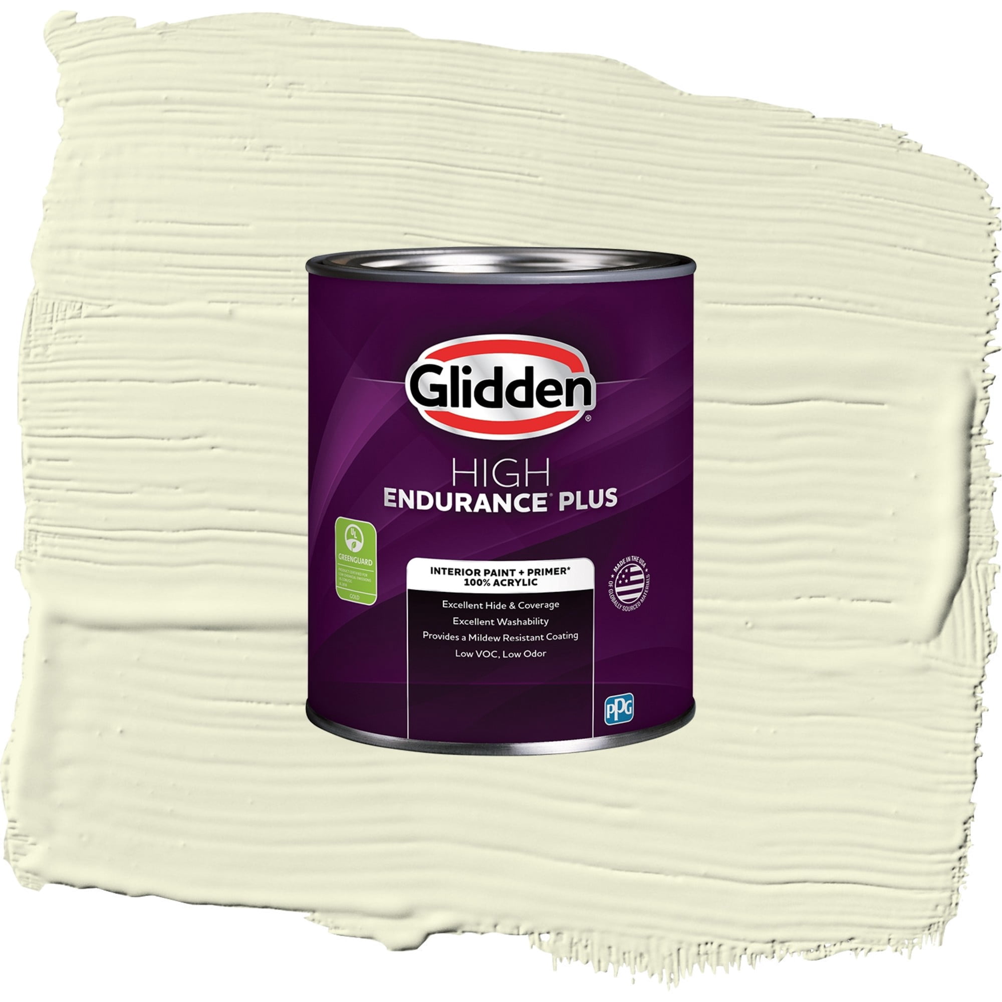 Glidden High Endurance Plus Magical Melon Eggshell Interior Paint and Primer, 1 Quart