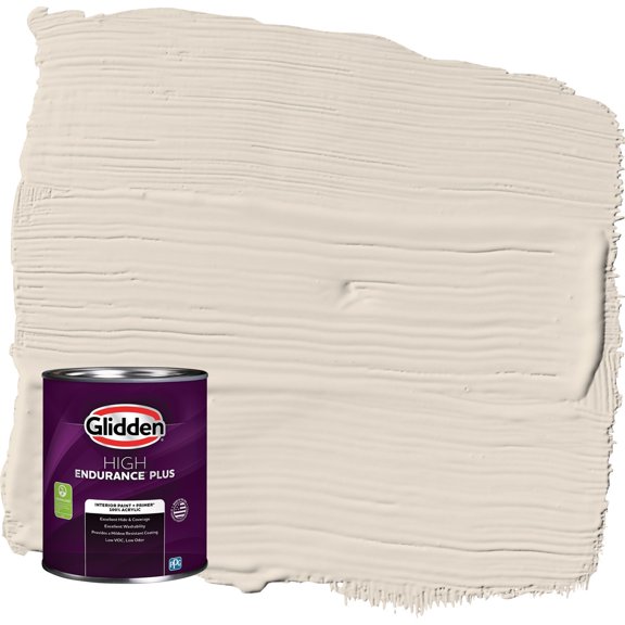 Glidden HEP Maybe Mushroom / Gray, Eggshell Interior Paint with Primer, 1 Quart