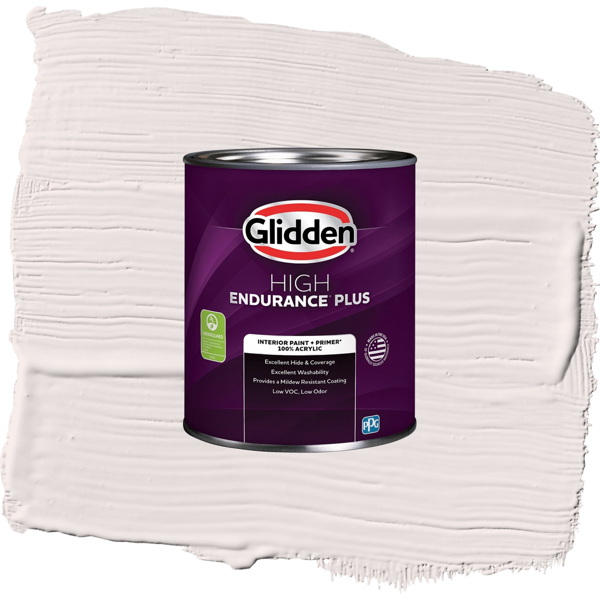Glidden HEP Milk And Cookies Interior Paint + Primer Flat , 1 Quart