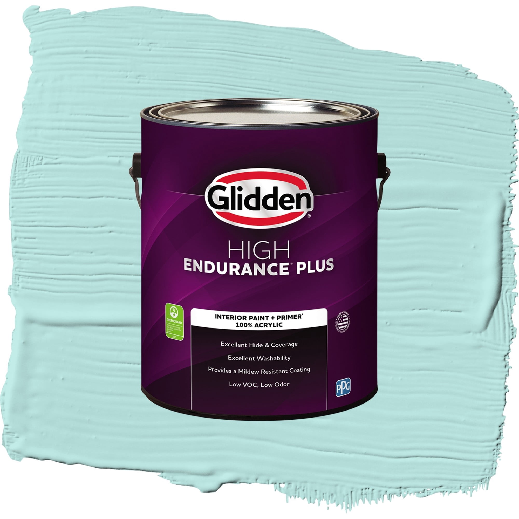 Glidden High Endurance Plus Minerva Flat Interior Paint and Primer, 1 Gallon