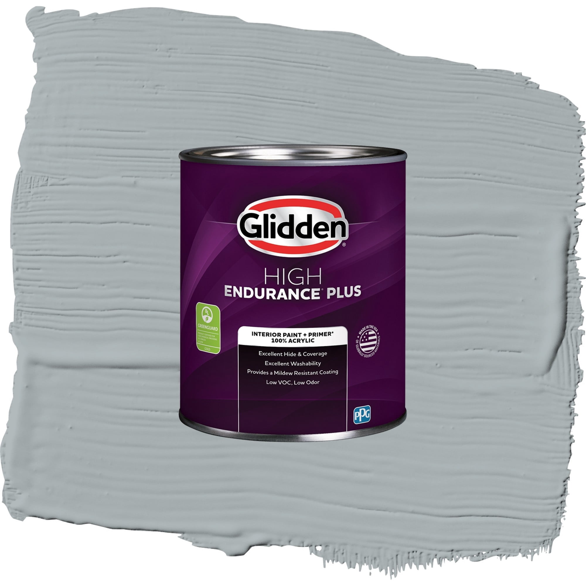 Glidden High Endurance Plus Mirror Mirror Flat Interior Paint and Primer, 1 Quart
