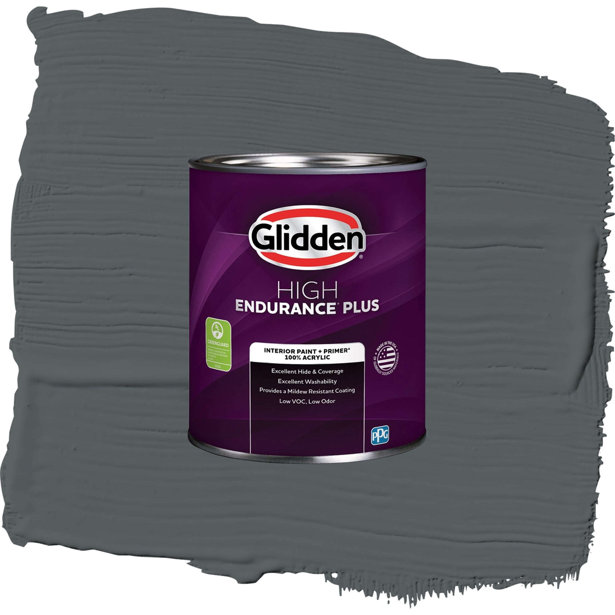 Glidden High Endurance Plus Mostly Metal Eggshell Interior Paint and Primer, 1 Quart