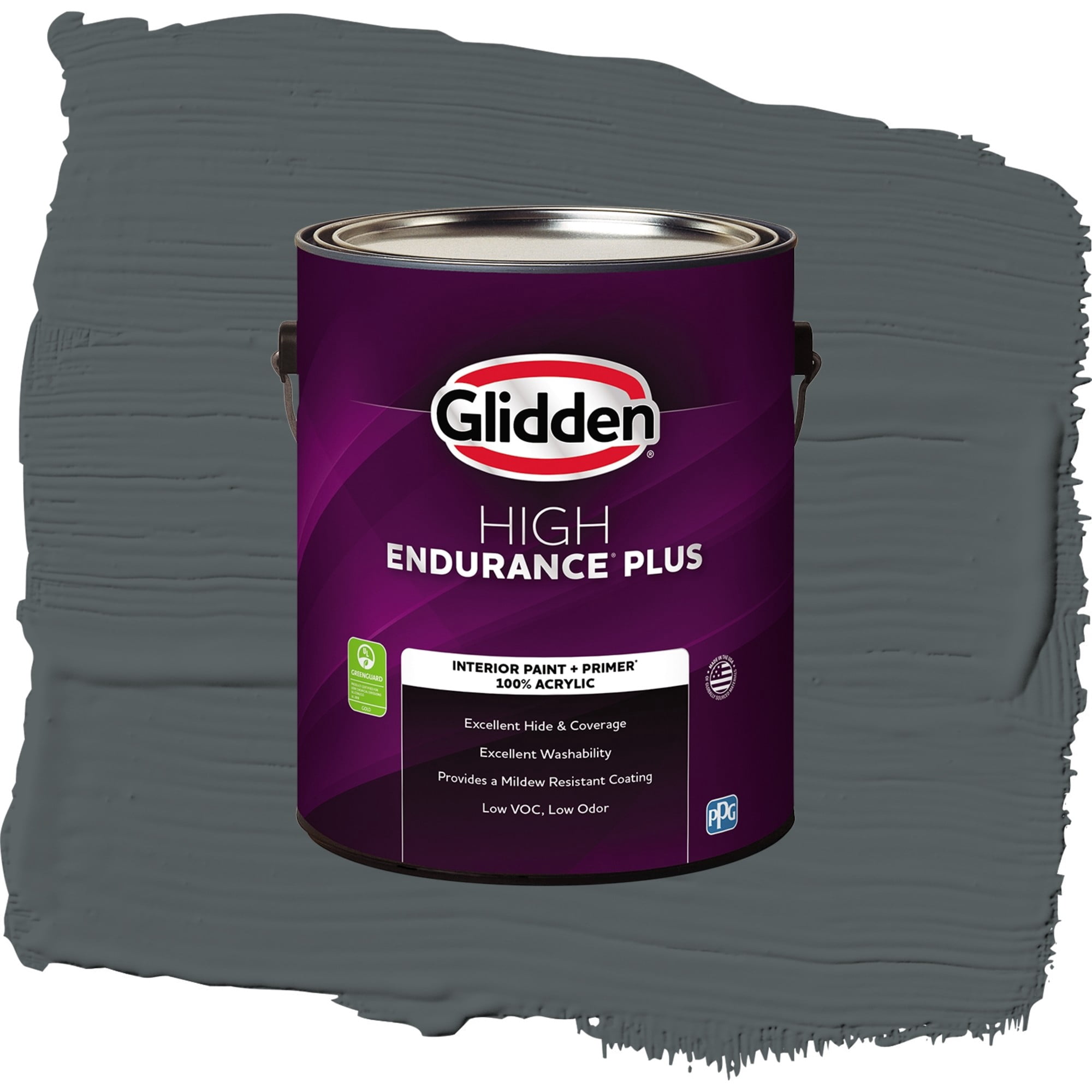 Glidden High Endurance Plus Mostly Metal Semi Gloss Interior Paint and Primer, 1 Gallon