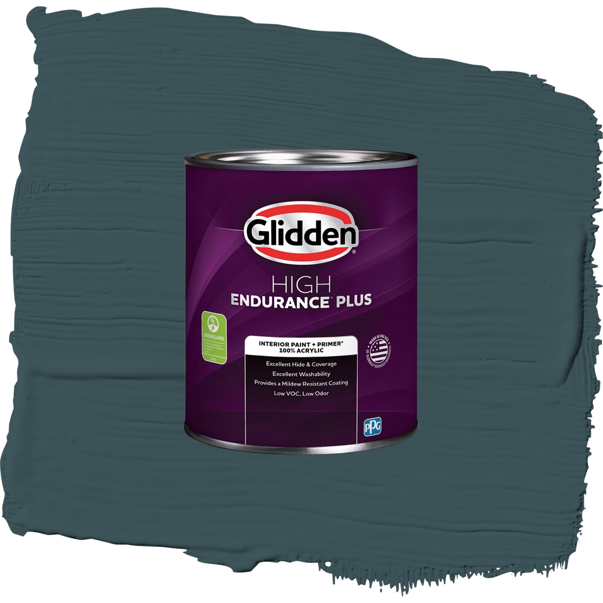 Glidden High Endurance Plus Mountain Pine Eggshell Interior Paint and Primer, 1 Quart