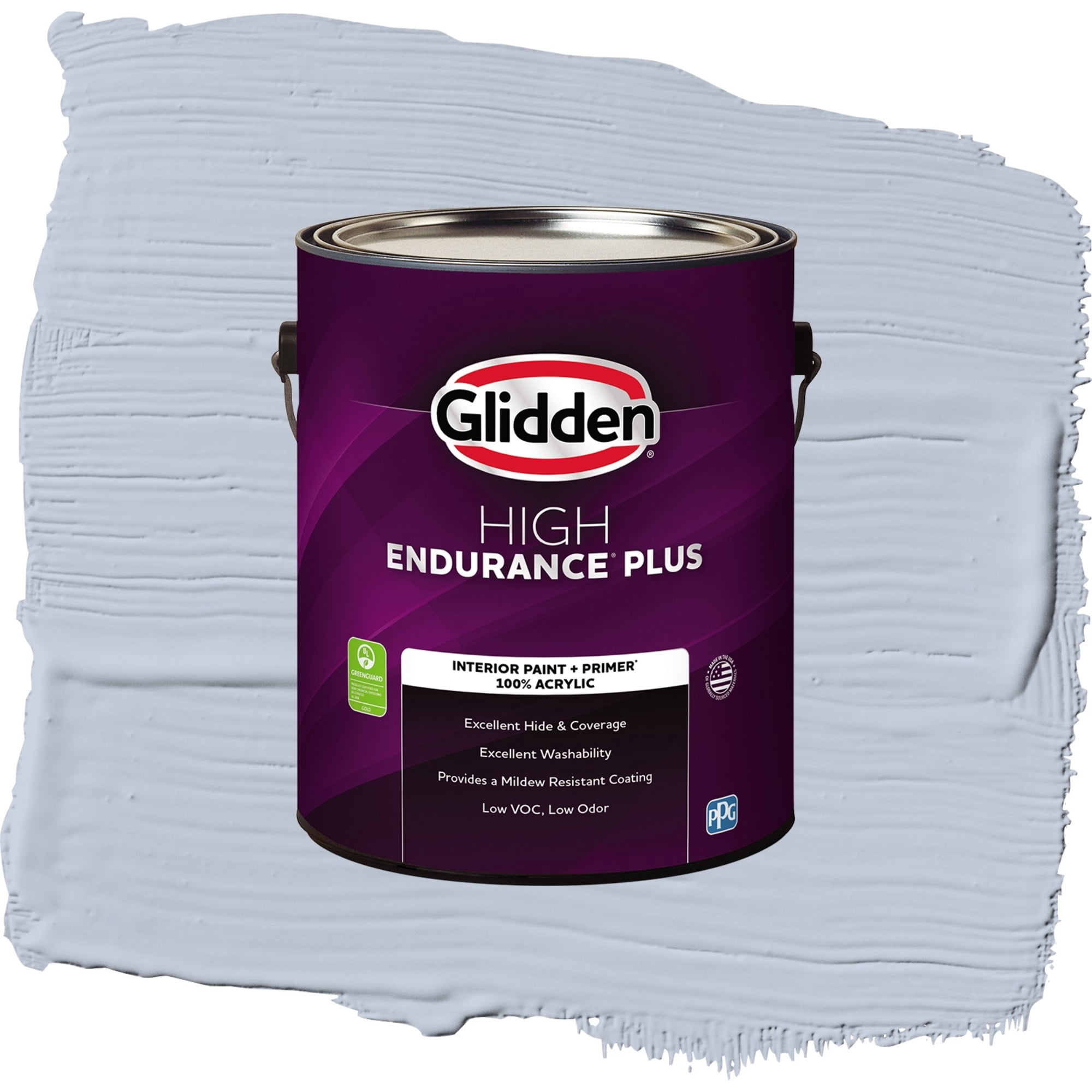 Glidden HEP Northern Exposure / Blue, Eggshell Interior Paint with Primer, 1 Gallon