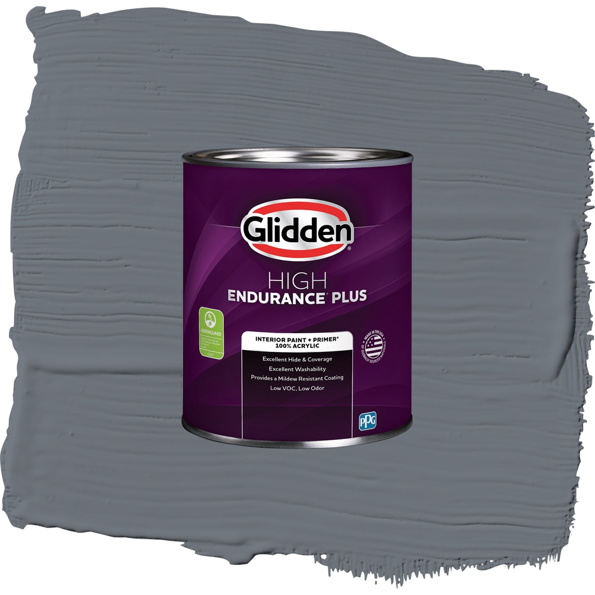 Glidden HEP Old Silk Interior Paint + Primer Flat , 1 Quart