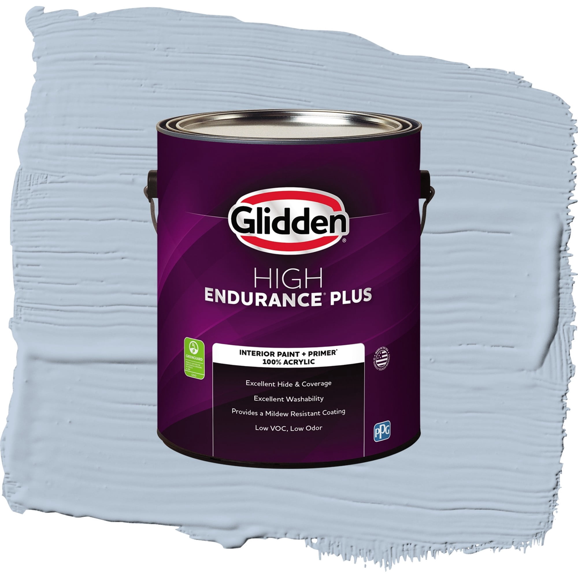 Glidden High Endurance Plus Pageant Song Flat Interior Paint and Primer, 1 Gallon